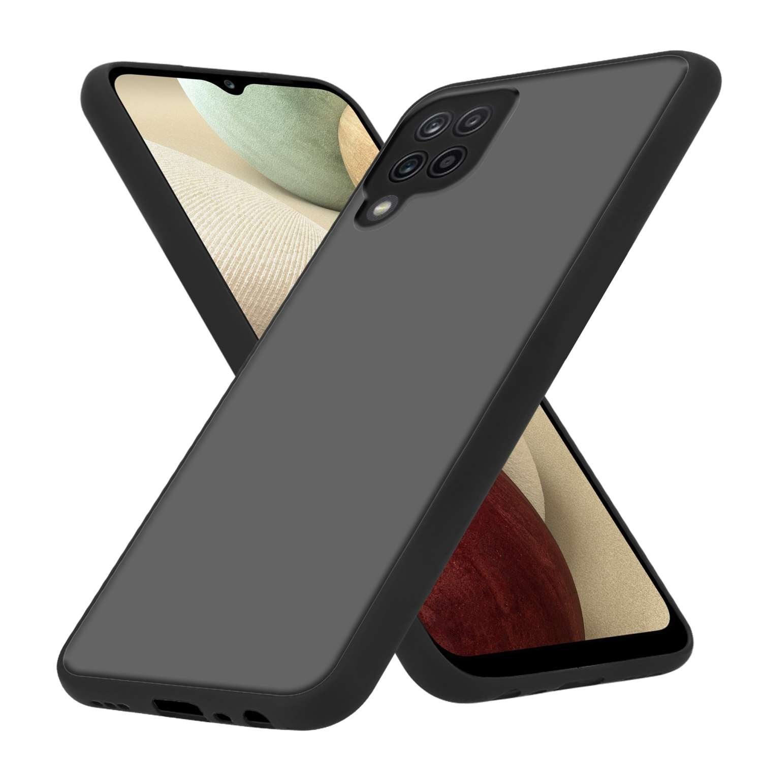 Cadorabo Handyhülle für Samsung Galaxy A12 / M12 Hülle Samsung Galaxy A12 / M12, Handy Schutzhülle - Hülle - Ultra Slim Hard Cover Case - Bumper