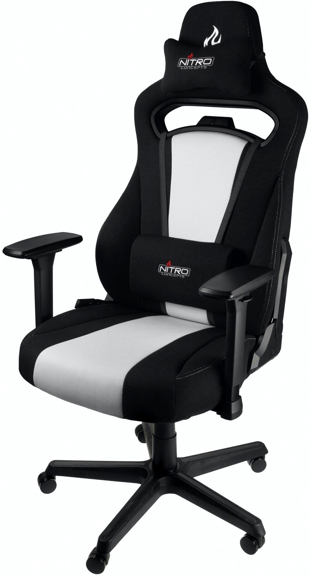NITRO CONCEPTS Gaming-Stuhl »E250«, Sportliche Auftritt, erstklassiger  Komfort, atmungsaktiven Mikrofaser-Gewebematerial online kaufen | OTTO