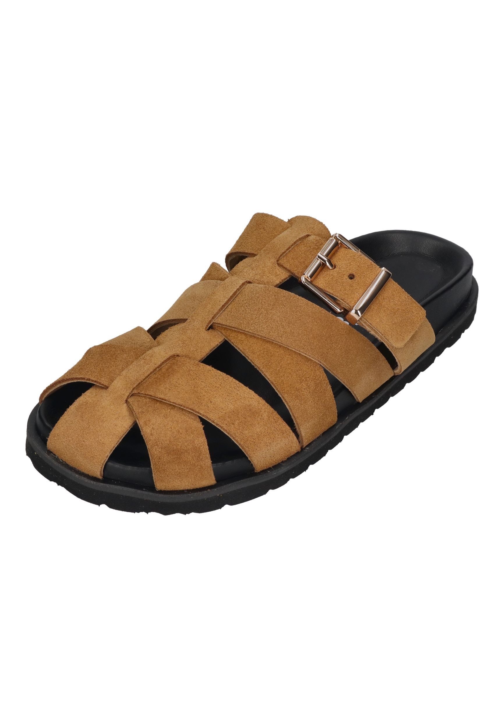 espadrij l´originale ROMAIN VELOUR CROISÉ Sandalette Tan Clair