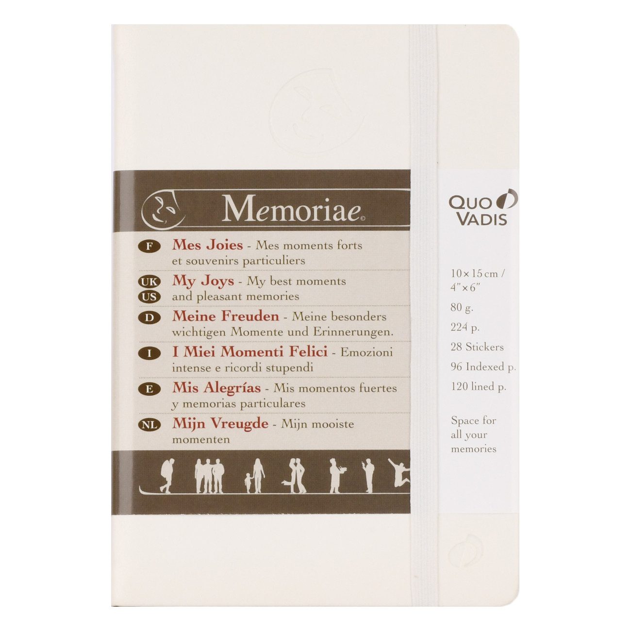 Quo Vadis Notizbuch Memoriae - Meine Freuden 10x15