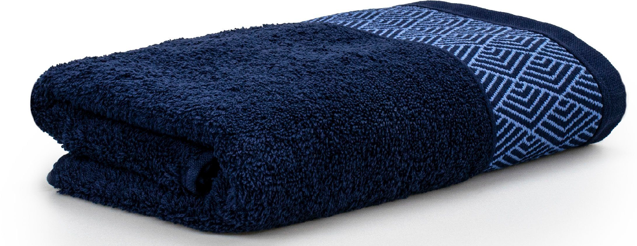 Möve for frottana Handtuch Geometry, Walkfrottier günstig online kaufen