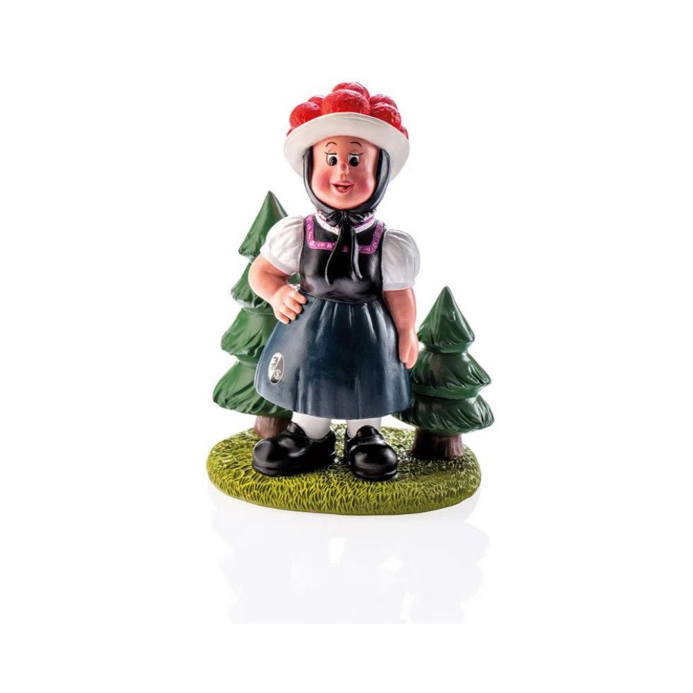 SC Freiburg Dekofigur SC Freiburg Gartenzwergin in Tracht