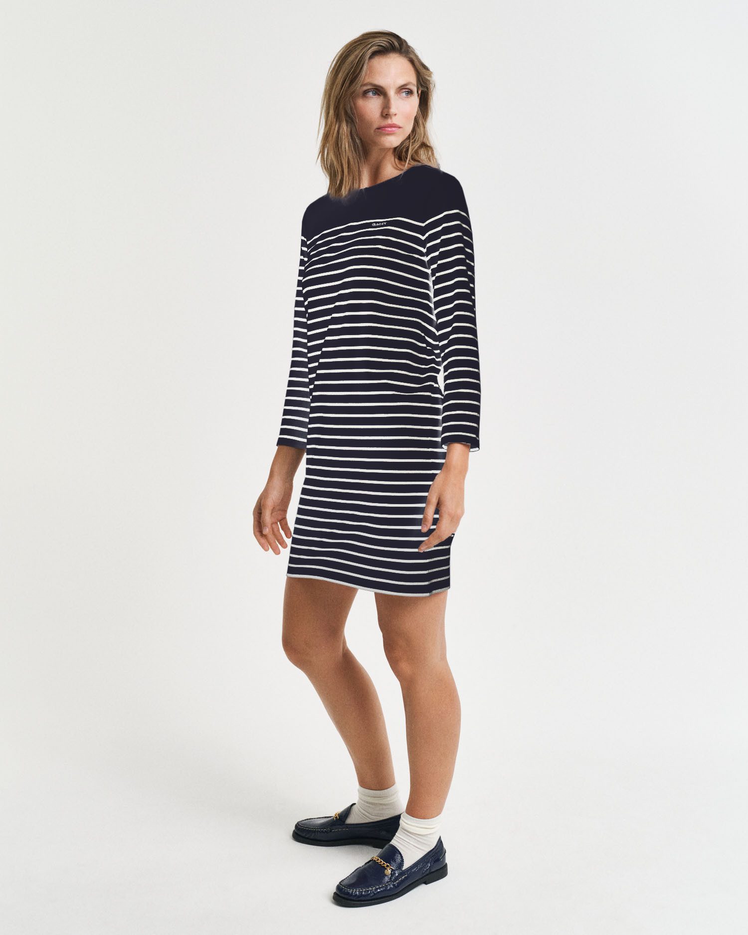 Gant Jerseykleid REG 3/4 SLEEVE BRETON DRESS günstig online kaufen