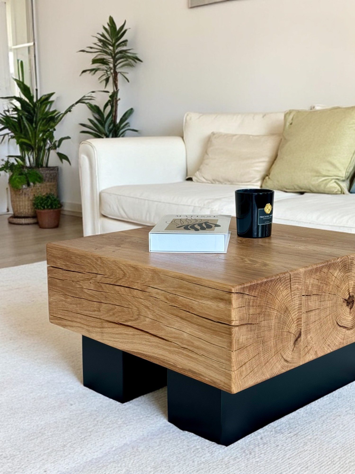 LosBudos Couchtisch aus Eiche, Tischgestell aus günstig online kaufen