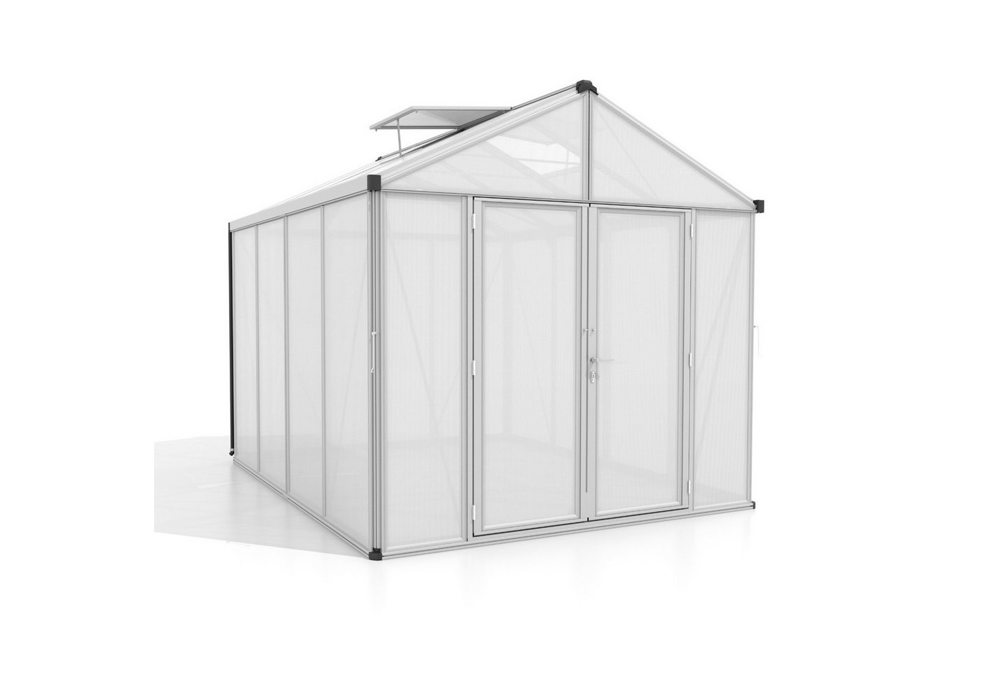 Vitavia Gewächshaus Zeus Comfort 8100, 10,00 mm Wandstärke silberfarben | Rabatt: 15% Vitavia Gewächshaus Zeus Comfort 8100, 10,00 mm Wandstärke silberfarben | Rabatt: 15%