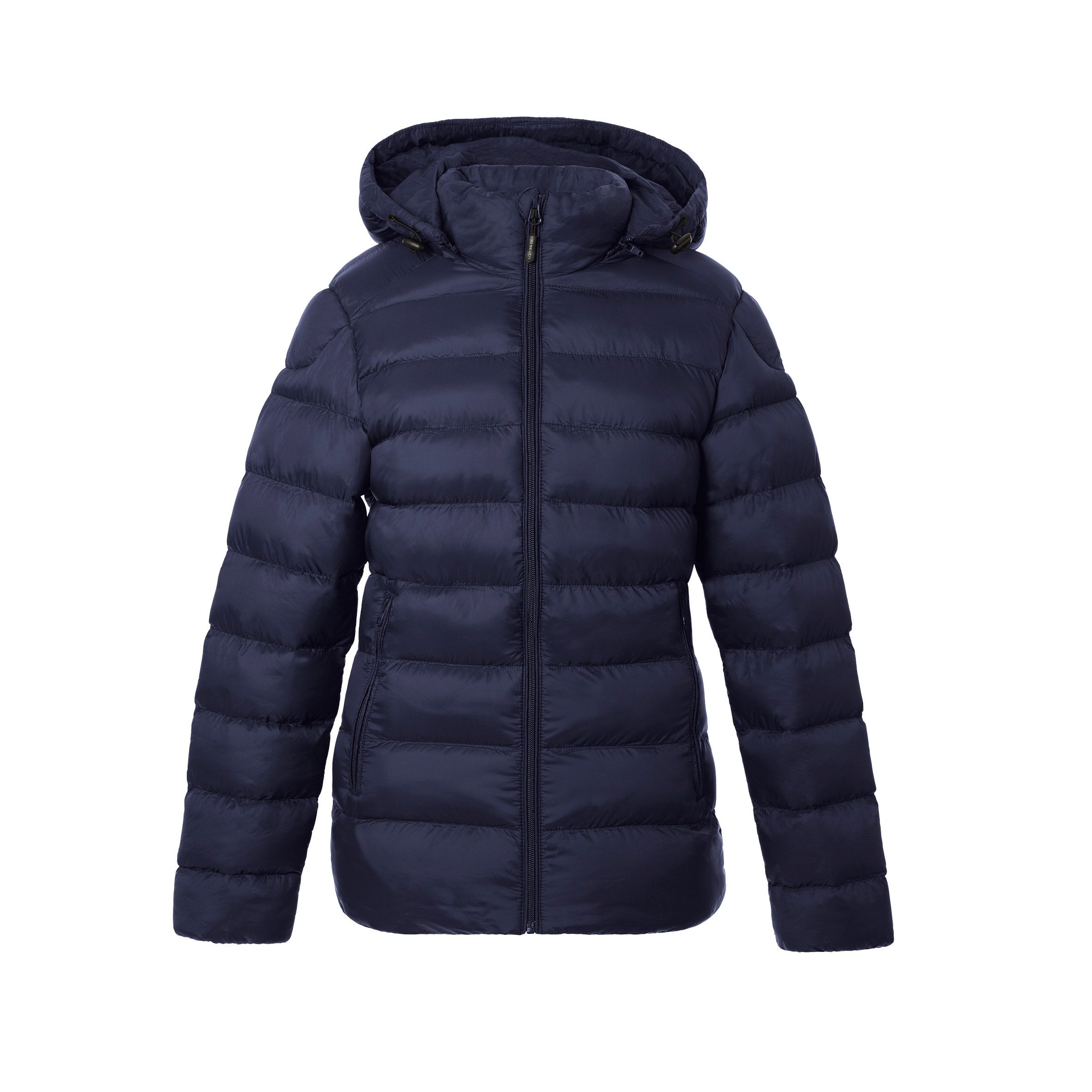 30seven Steppjacke beheizte Steppjacke mit verstellbarer Kapuze - Marineblau 7,4V Set inkl. Powerbank & Ladegerät