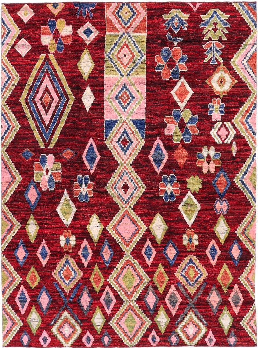 Orientteppich Berber Maroccan Atlas 267x367 Handgeknüpfter Moderner Orientteppich, Nain Trading, rechteckig, Höhe: 20 mm