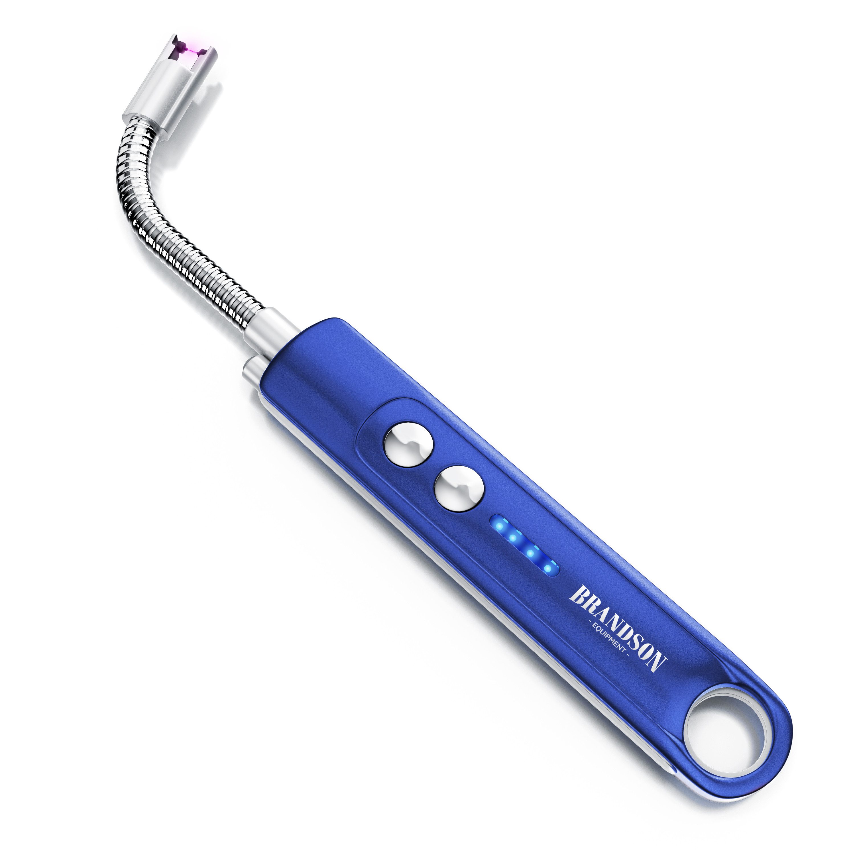 Brandson Feuerzeug elektrisch, Lichtbogen Stabfeuerzeug USB aufladbar (1-St), Kerzenanzünder für Küche, Kerzen, Gasherde, Grill, Kamin