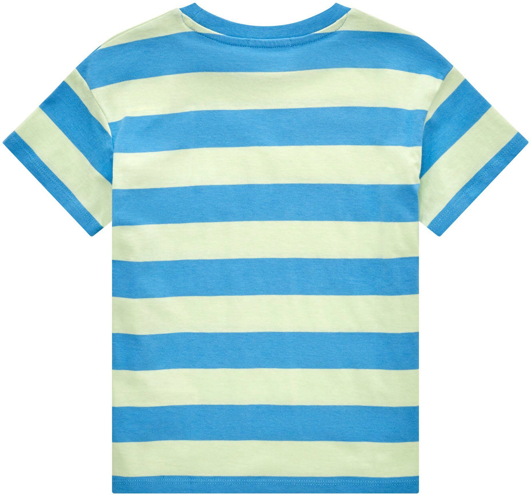 T-Shirt TAILOR lime TOM blue