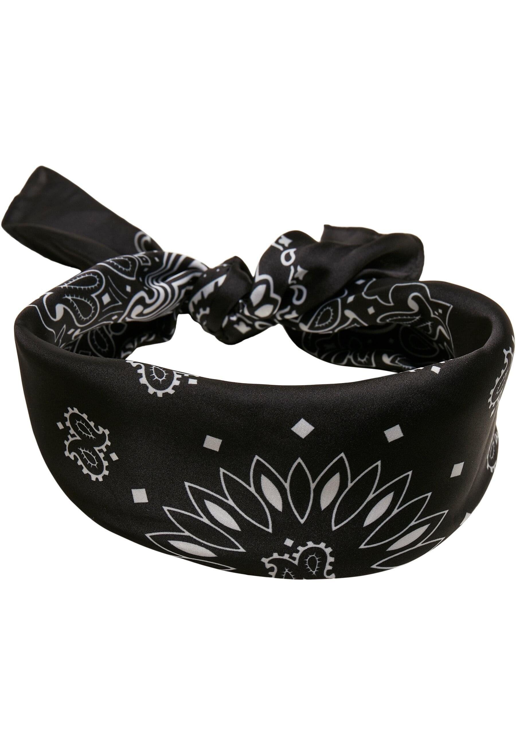 Satin (1-St) Bandana 2-Pack, Loop black/lemon URBAN CLASSICS Unisex