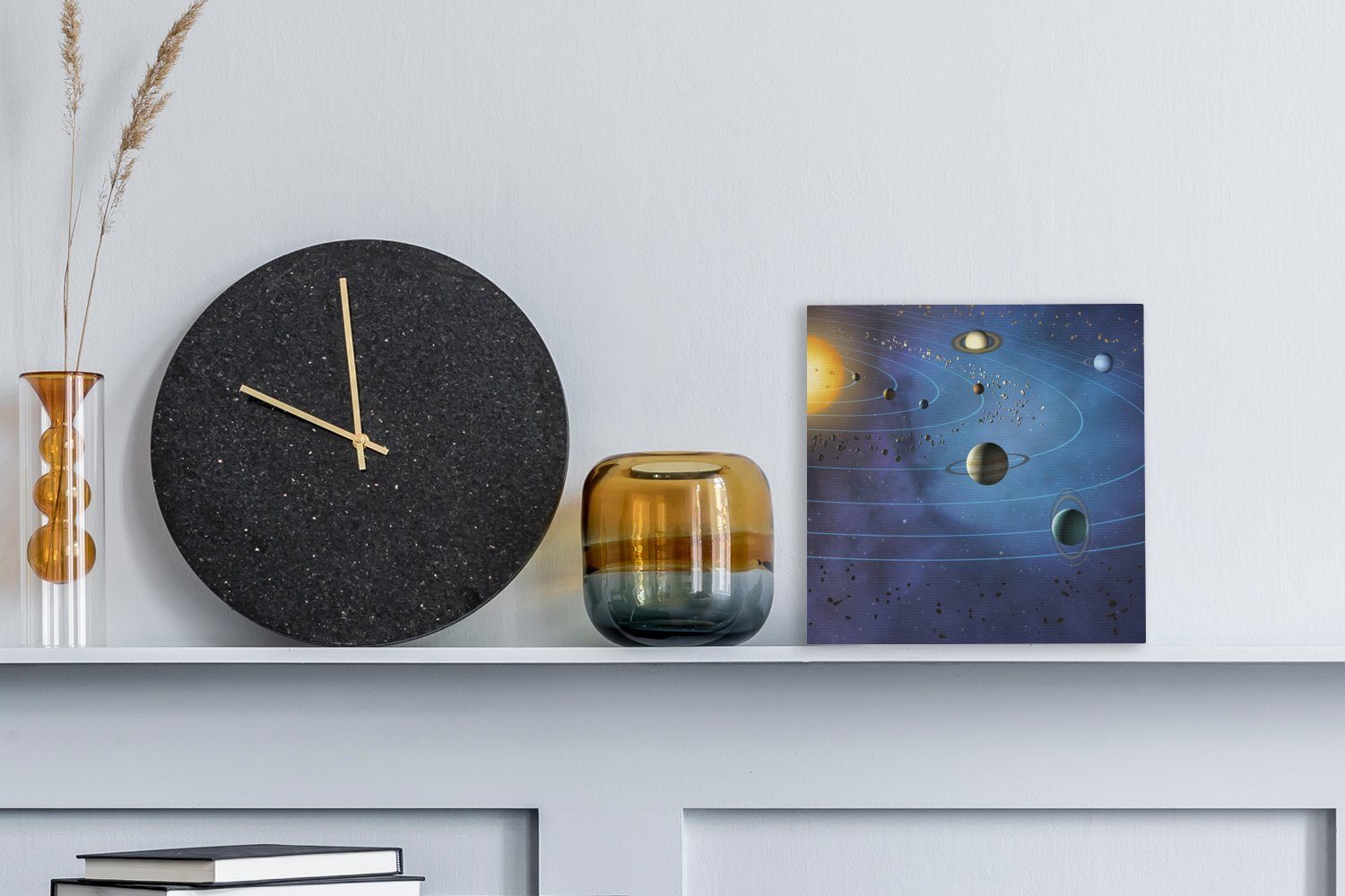 (1 großen Bilder des Leinwandbild OneMillionCanvasses® Leinwand Sonnensystems, Schlafzimmer Wohnzimmer St), für Eine Illustration