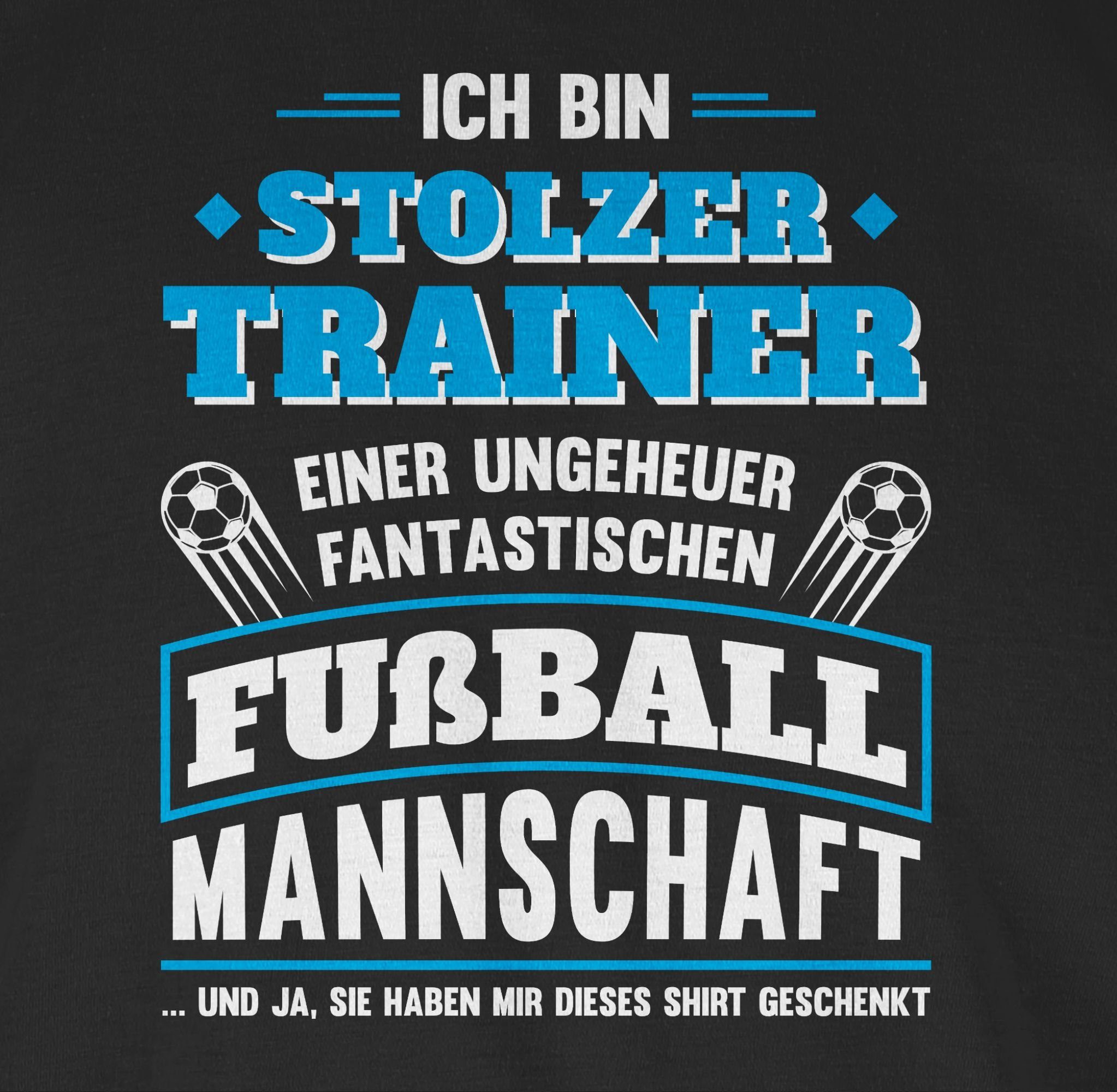 EM Fussball Fußballmannschaft Schwarz Trainer 1 Shirtracer 2024 einer Stolzer fantastischen T-Shirt
