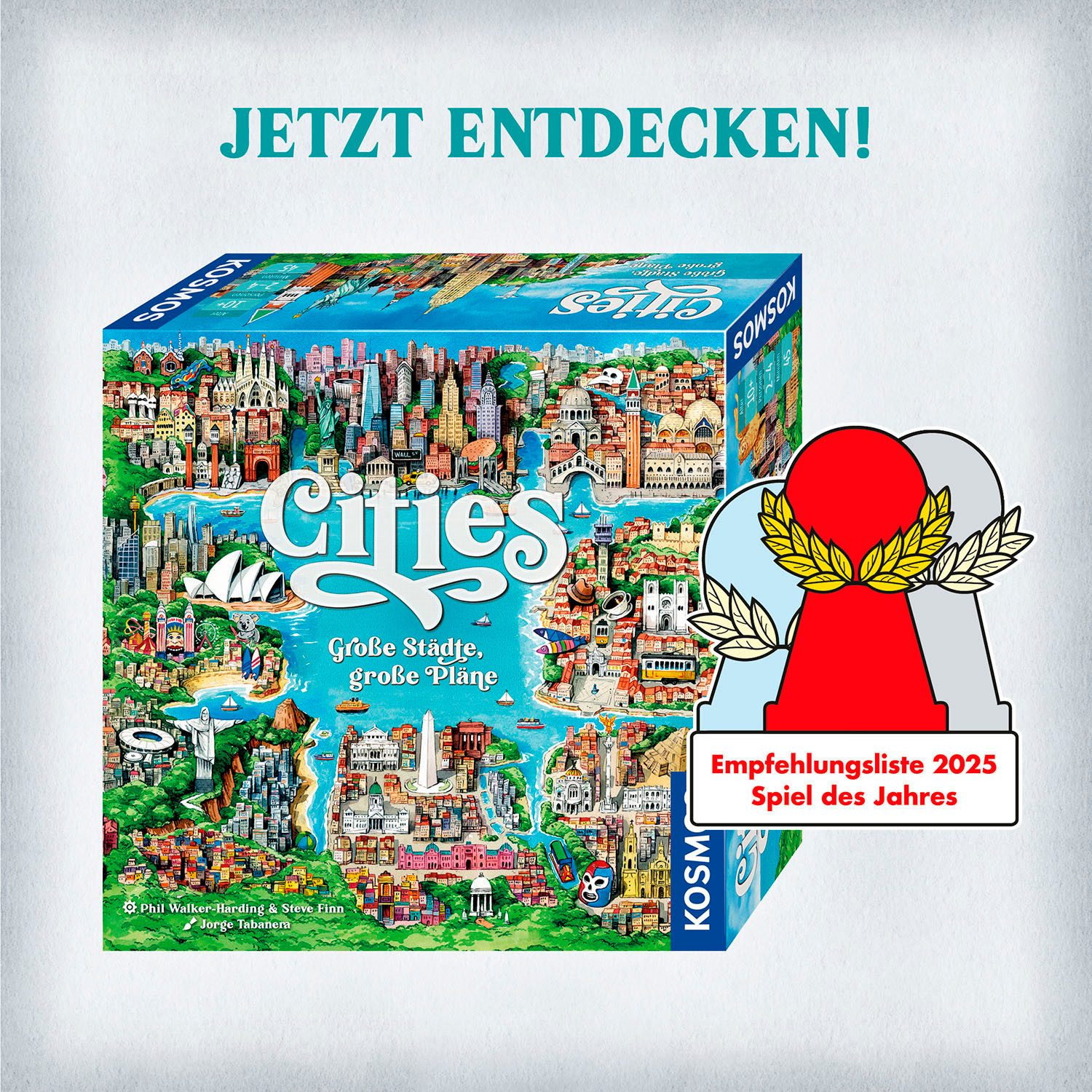 Kosmos Spiel Cities, Brettspiel – Bild 3 von 5