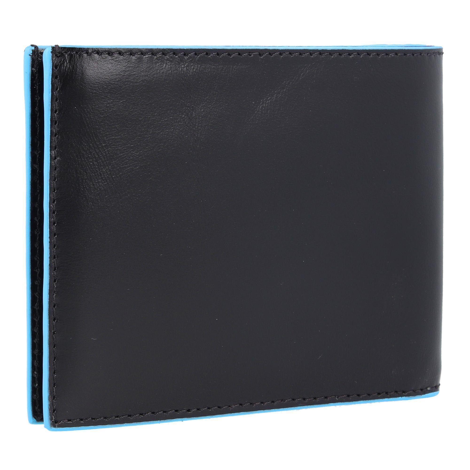 Blue Etui Square, Leder black Piquadro