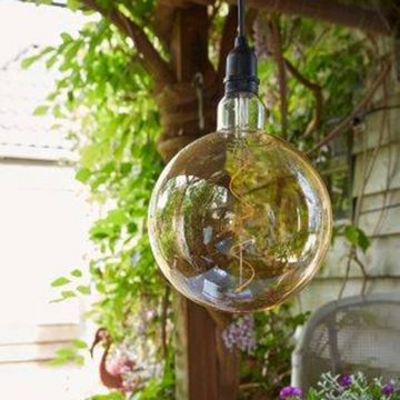 Luxform Außen-Wandleuchte Akku-LED-Gartenlampe Sphere