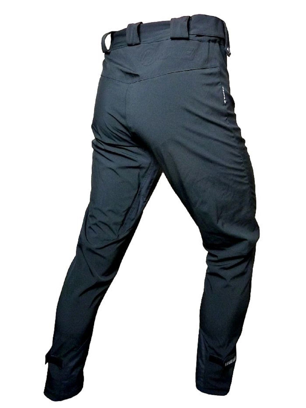 HAVEN Fahrradhose HAVEN Regen und Allwetterhose RAINBRAIN Lang schwarz/grau