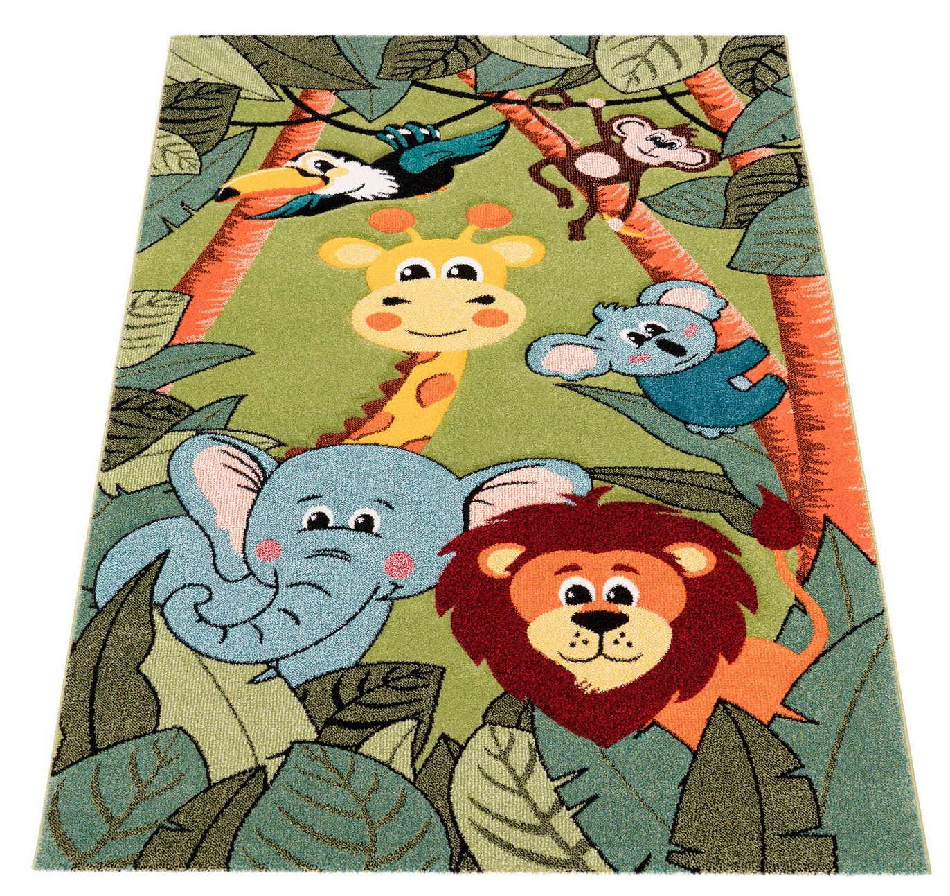 Paco Home Kinderteppich Diamond 638, rechteckig, Höhe: 18 mm, 3D-Design, Mo günstig online kaufen