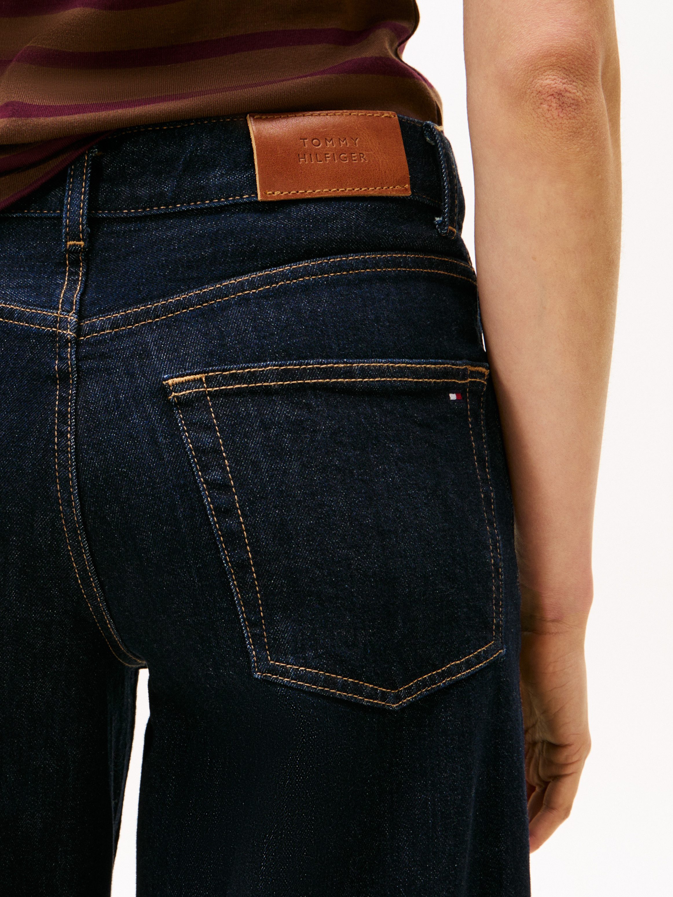 Tommy Hilfiger High-waist-Jeans DNM RINSE 70's WIDE LEG HW günstig online kaufen