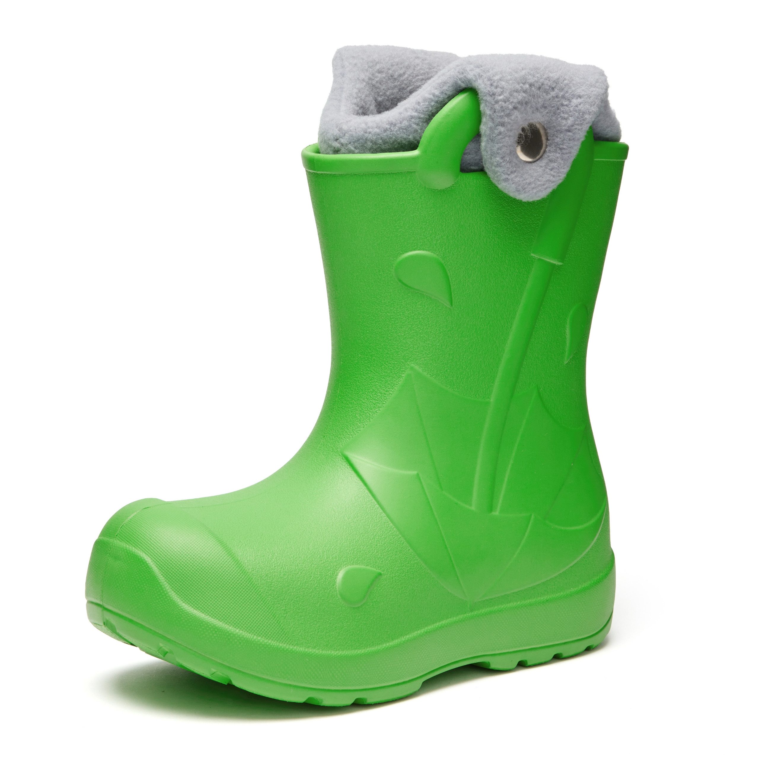 x Camminare Kinder aus leichtem EVA warm gefüttert mit Griff LA-CA-21 Gummistiefel