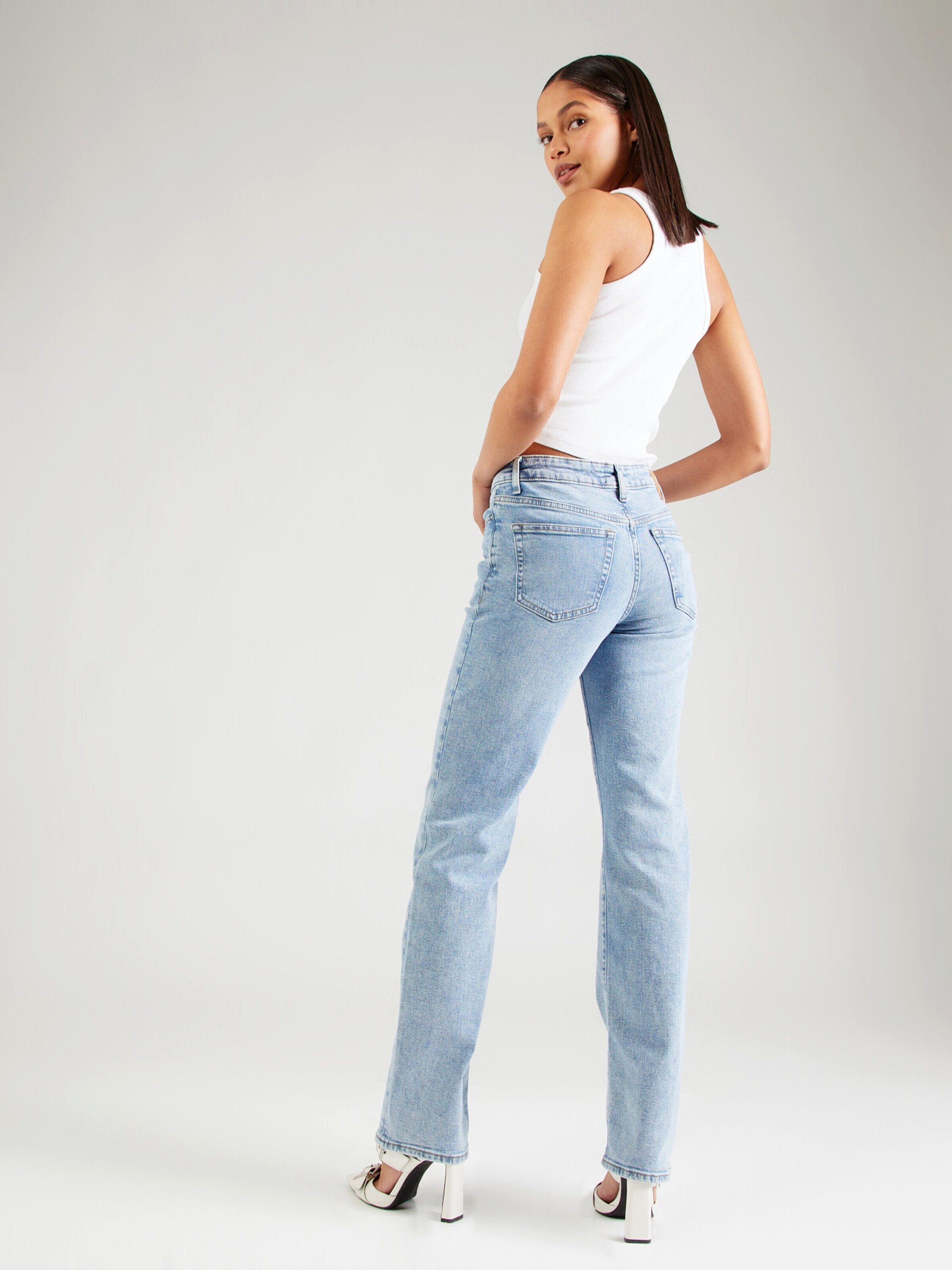 pieces Regular-fit-Jeans PCKelly (1-tlg) Plain/ohne Details