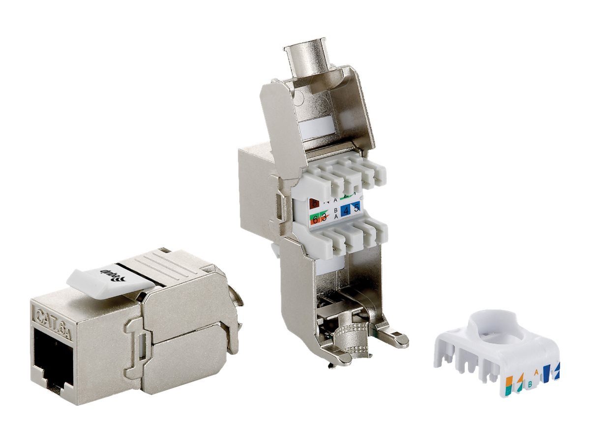 Equip EQUIP RJ-45 Steckverbindung werkzeuglos,Cat.6A, 8 Stück Computer-Kabel