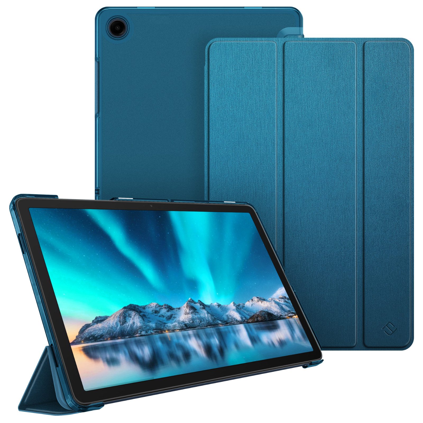 Fintie Tablet-Hülle für Samsung Galaxy Tab A9 Plus 11 Zoll 2023 SM-X210/X216/X218 11 Zoll, Ultradünn Hülle mit Translucent Rückseite Cover mit Auto Schlaf/Wach