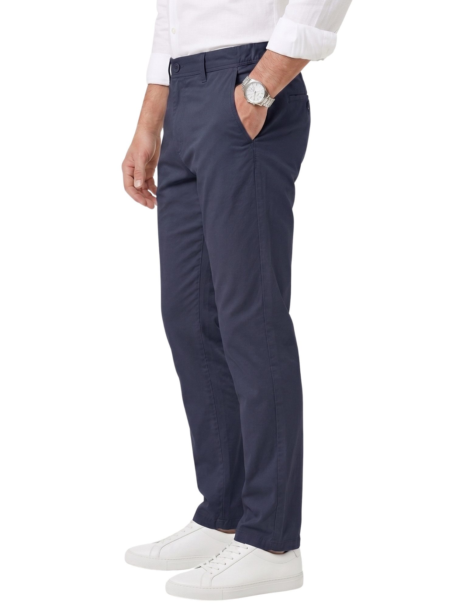 COMEOR Chinohose Urban Flex Modern Fit Baumwollhose (1 Hose) Bequeme Passform mit verstellbarem Kordelzug und praktischen Taschen