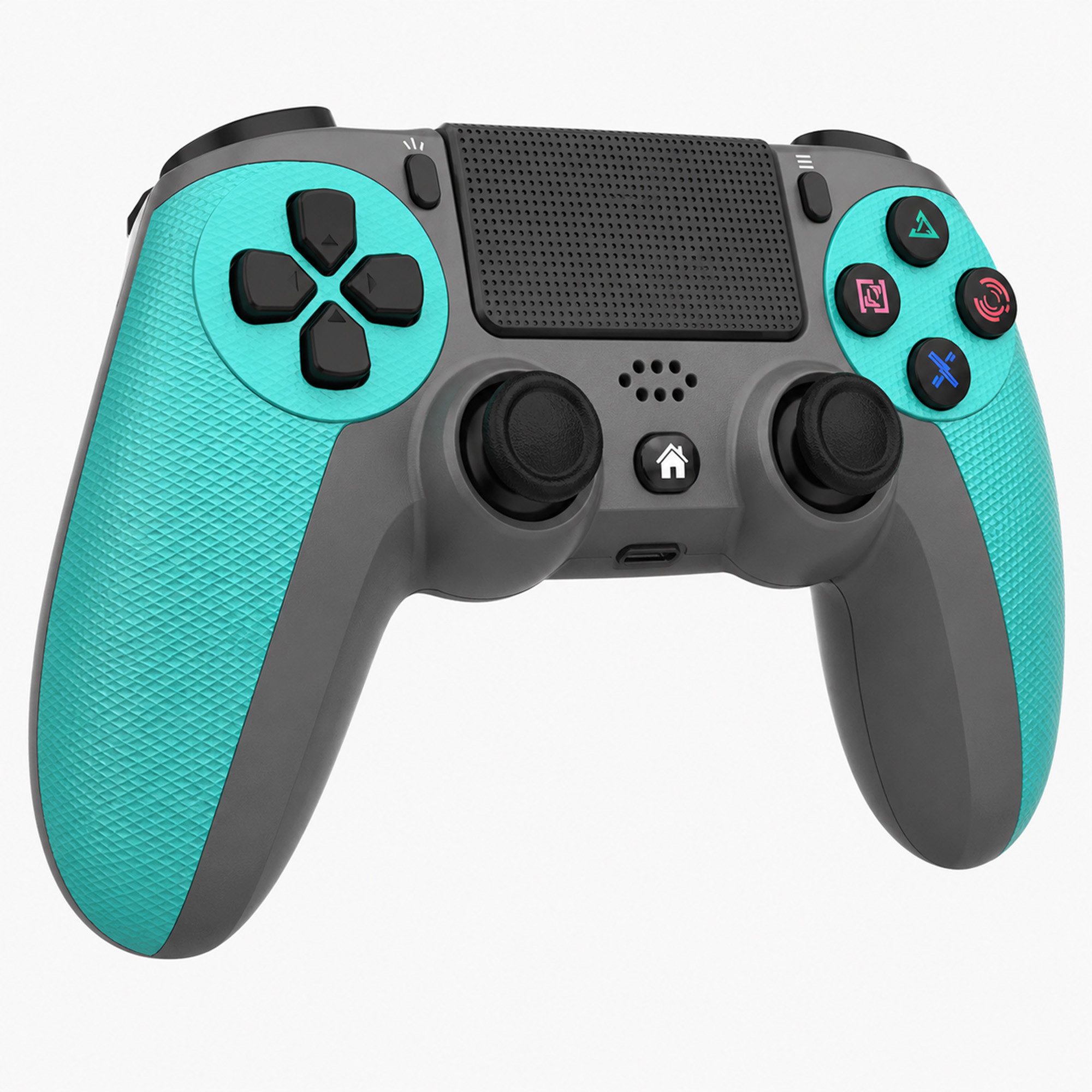 Luckice Gamecontroller, PS4 Controller, Dualshock,Wireless PC-Controller Gamepad (Set, 1 St., 6-Achsen-Gyrosensor Doppelvibration Share-Funktion integrierter)