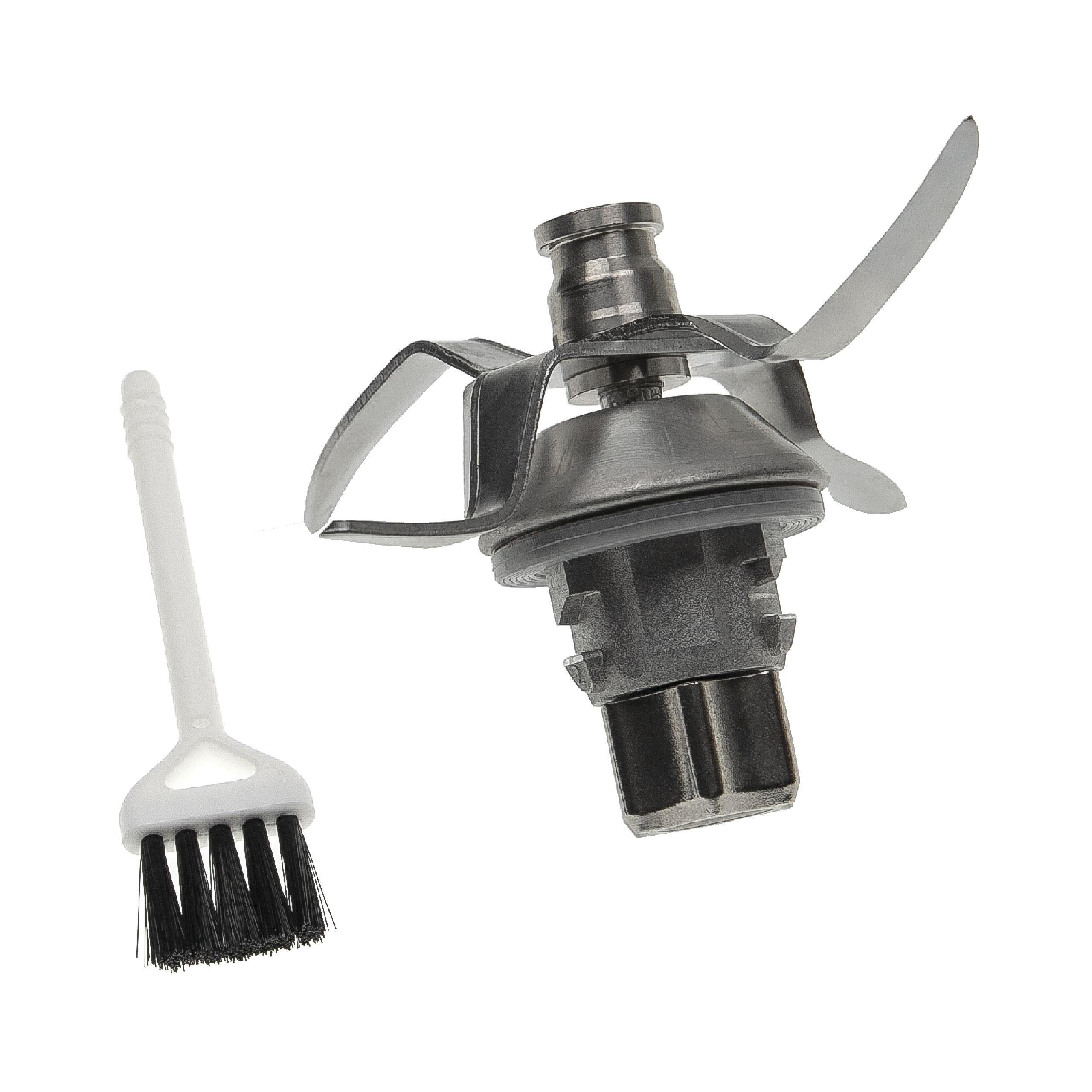 vhbw Mixaufsatz passend für Vorwerk Thermomix TM7, TM5, TM6 Küchenmaschine, Zubehör für Küchenmaschine Thermomix TM7 TM5 TM6, Abnehmbar, Multifunktions-Klinge, Spülmaschinenfest, Umdrehbare