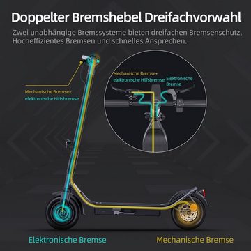 HIMO E-Scooter Mit Straßenzulassung »HIMO L2 MAX Scooters E-Scooter »10 Zoll klappbar Elektro -«, 250W, 20 km/h