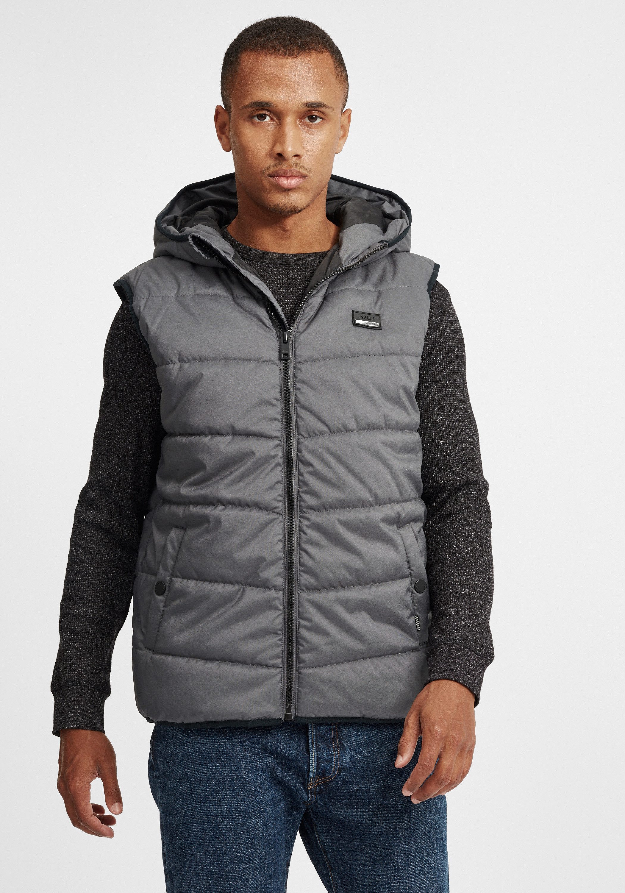 !Solid Kurzweste SDAtsu Weste mit Steppung