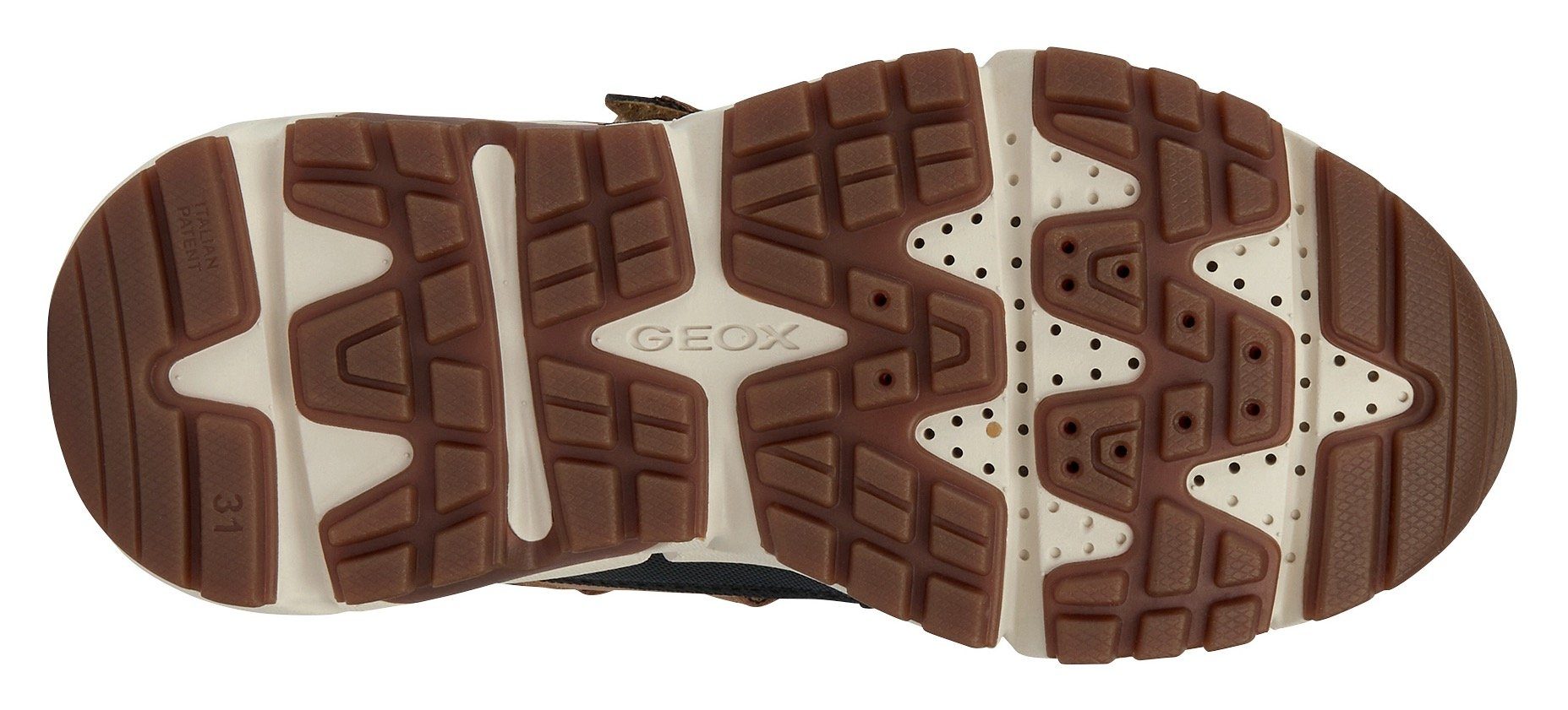 Geox J FLEXYPER PLUS BOY ABX Winterboots Sneaker mit Geox Spezial Membrane, Größenschablone zum Download