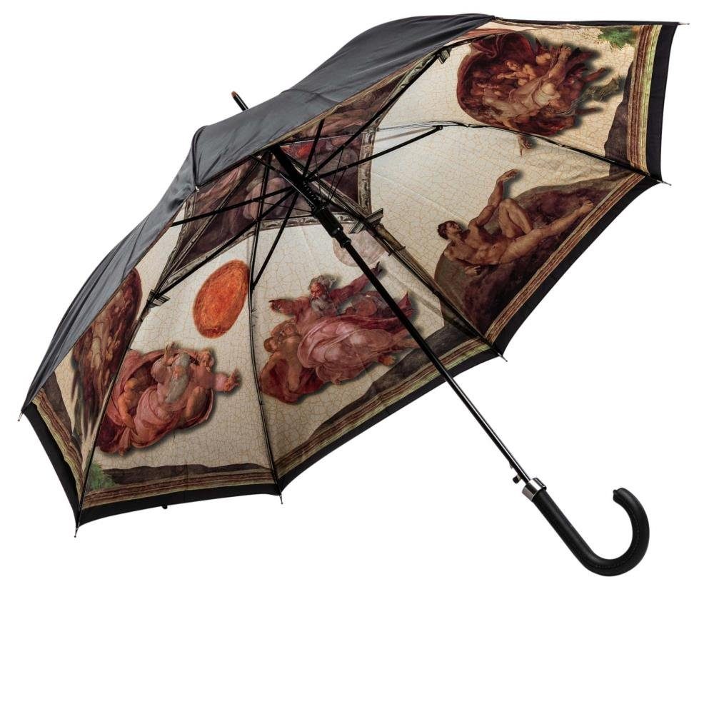 Luckyweather not just any other day Stockregenschirm Regenschirm SIXTINISCHE KAPELLE Double Layer Automatik