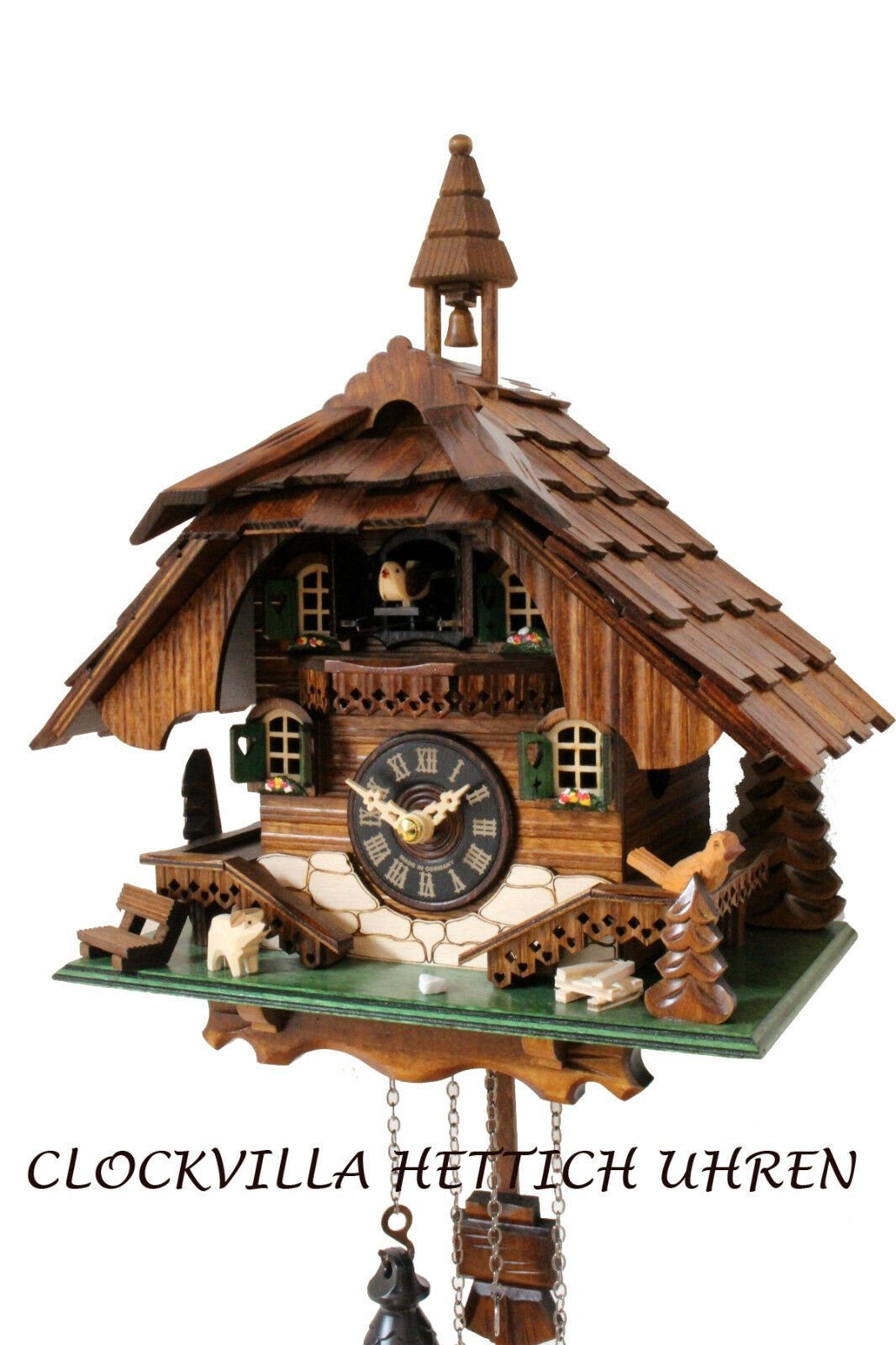 Clockvilla Hettich-Uhren Wanduhr Kuckucksuhr im Schwarzwald hergestellt Qua günstig online kaufen