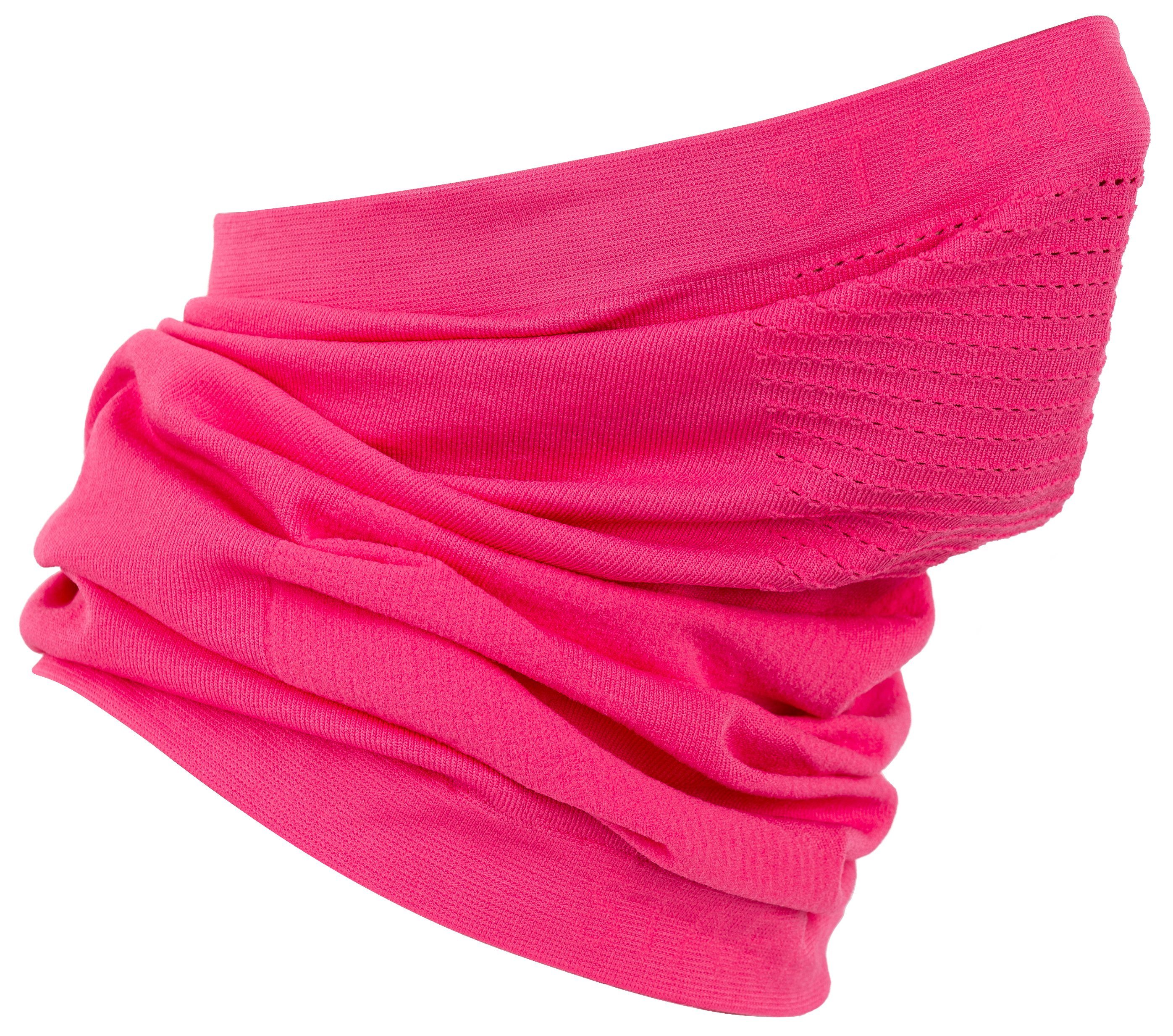-BREATH- Soul® Seamless Multifunktions Halstuch Pink Facemask Neckwarmer, Stark Multifunktionstuch
