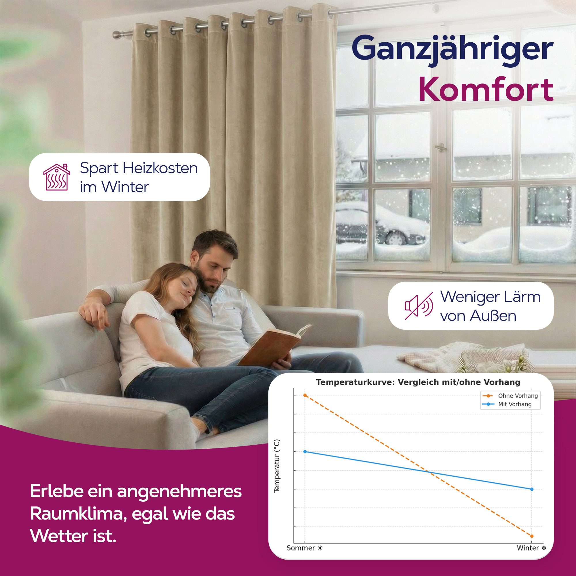 Beautex Verdunkelungsvorhang Samt Vorhang Ösen Gardine Velvet blickdicht abdunkelnd (1 St), Ösen, abdunkelnd, Velvet-Samt, blickdicht, Ösenaufhängung, pflegelei – Bild 5 von 5