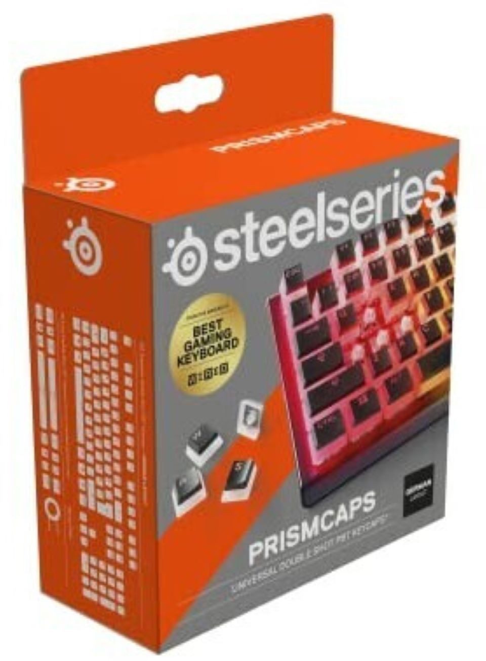 SteelSeries Tastatur-Tastenkappen PRISMCAPS Black-DE