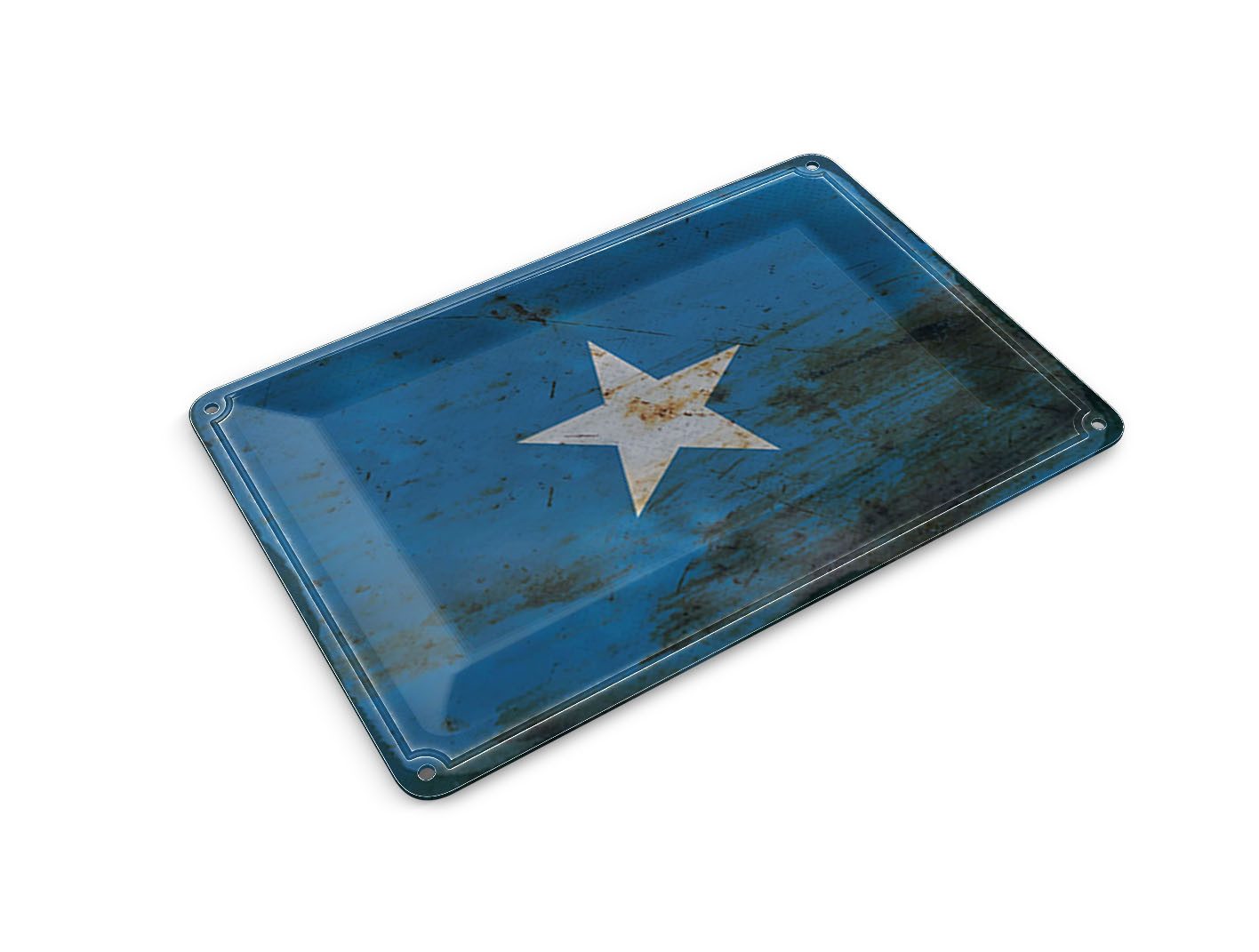 Femer GmbH Postkarte Flagge Somalia 14x10 cm Flag of Somalia Rost, unfrankiert
