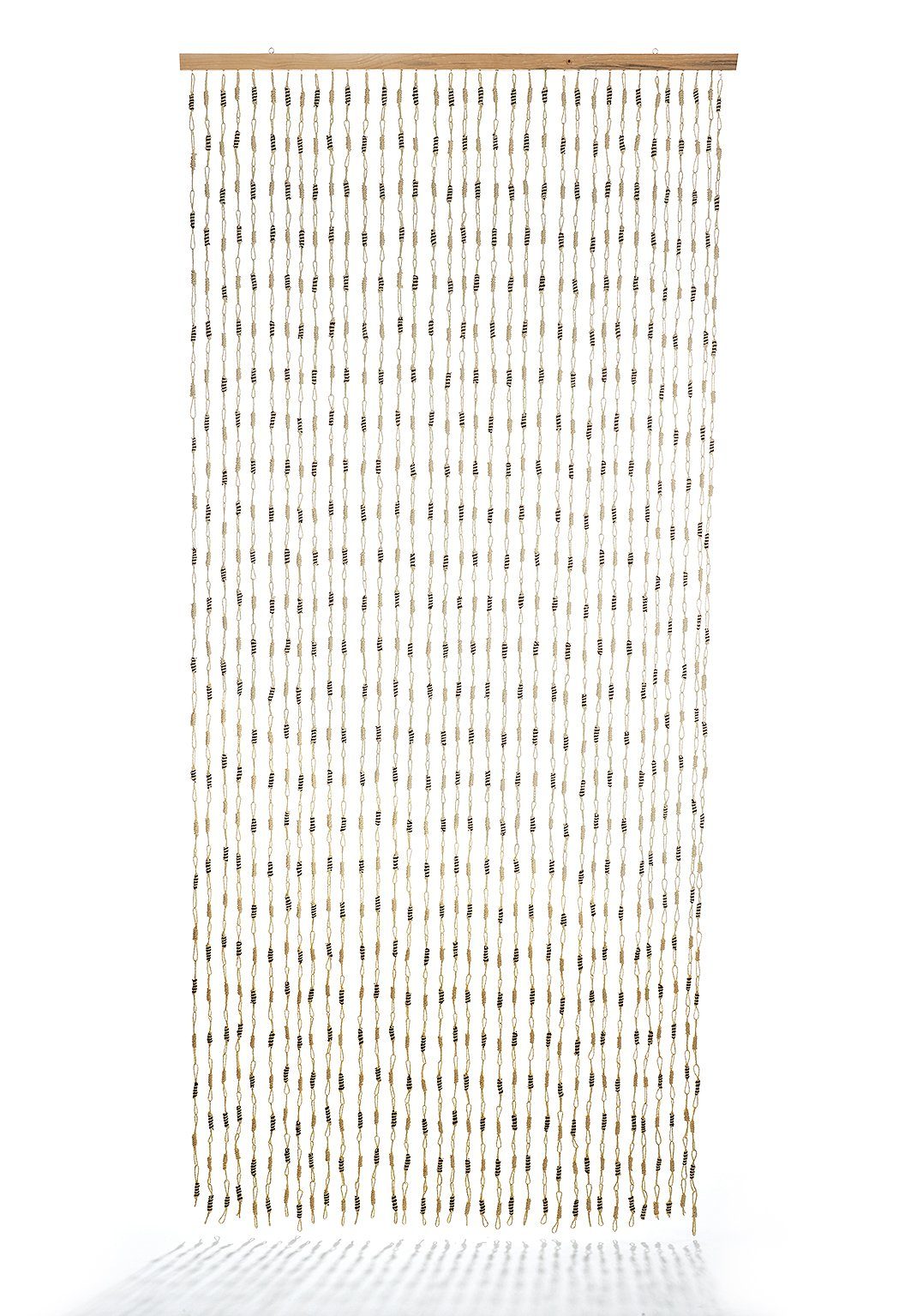 braun 90x200cm, Papier NATURE Ösen Vorhang Kobolo, Stränge (1 St) 35 Türvorhang