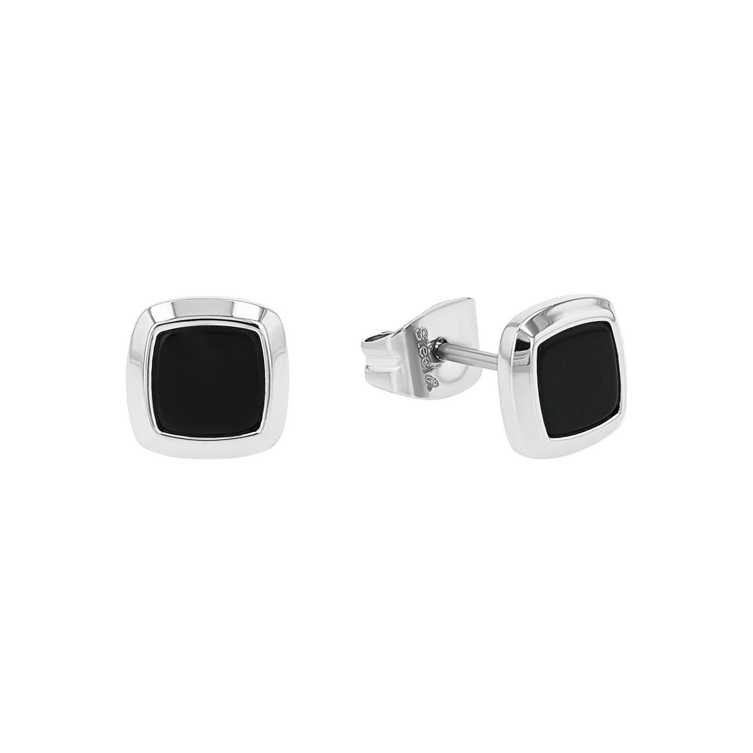 Amor Paar Ohrstecker Quadrat, mit Achat