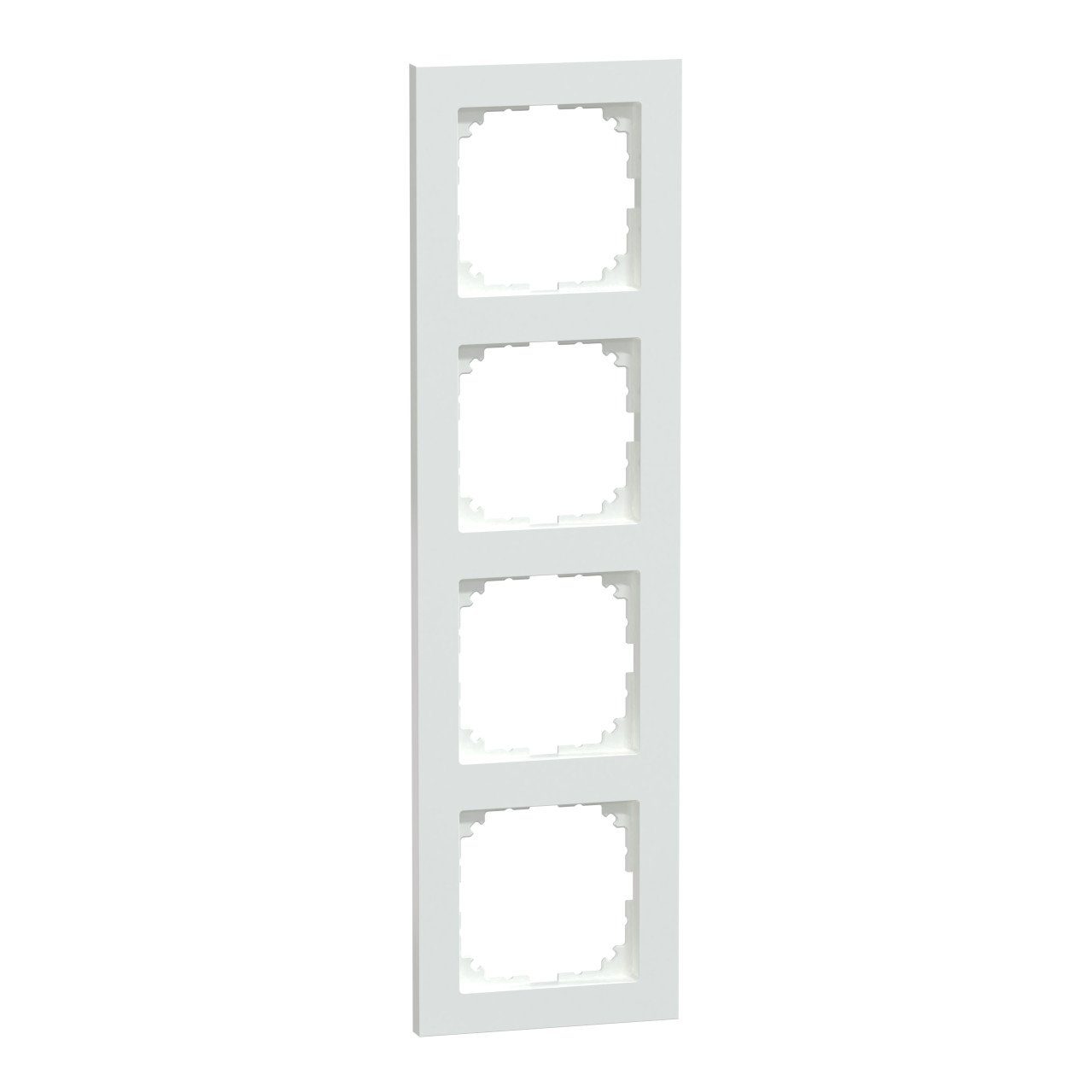 merten Steckdose Merten Abdeckrahmen 4fach Serie M-Pure, 4-fach