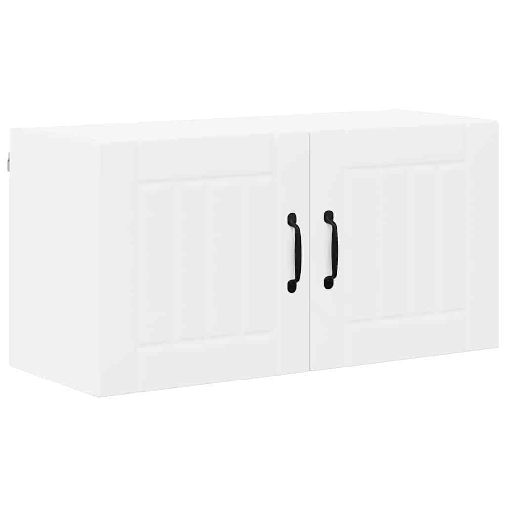vidaXL Hängeschrank Hängeschrank Küchenhängeschrank mit Regal Weiß 80x31x40 cm Spanplatte