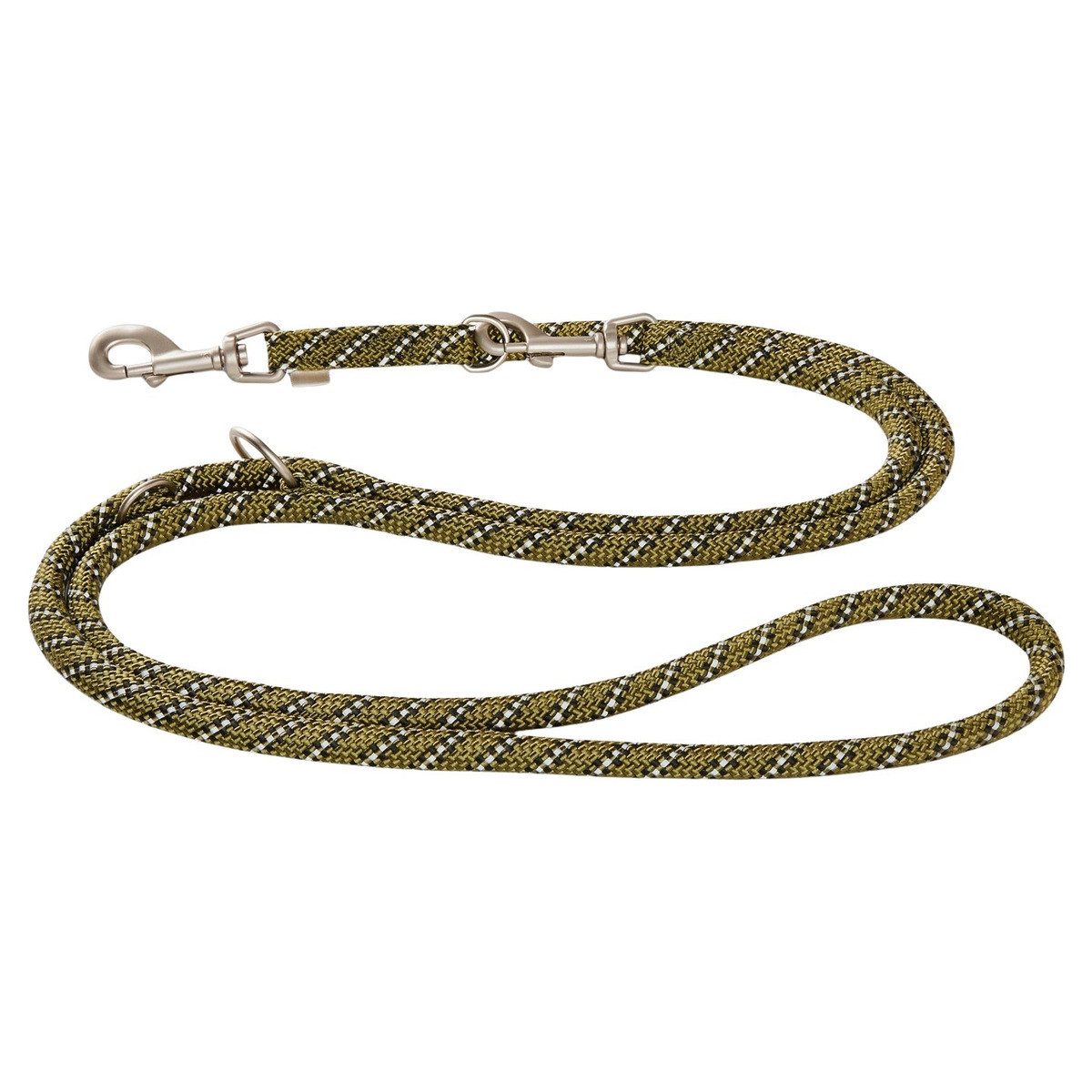Wolters Hundeleine Führleine Everest reflektierend olive/schwarz