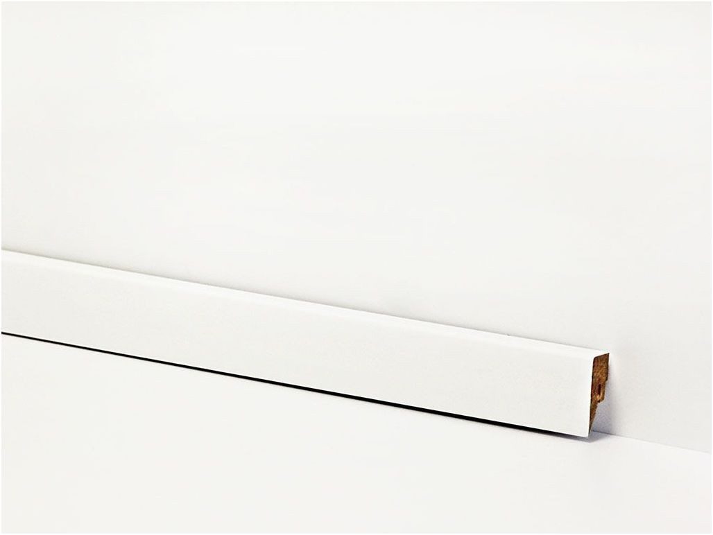 Equipped Sockelleiste Equipped Sockelleiste 40mm 0036 Weiss (Weimarer Leiste)