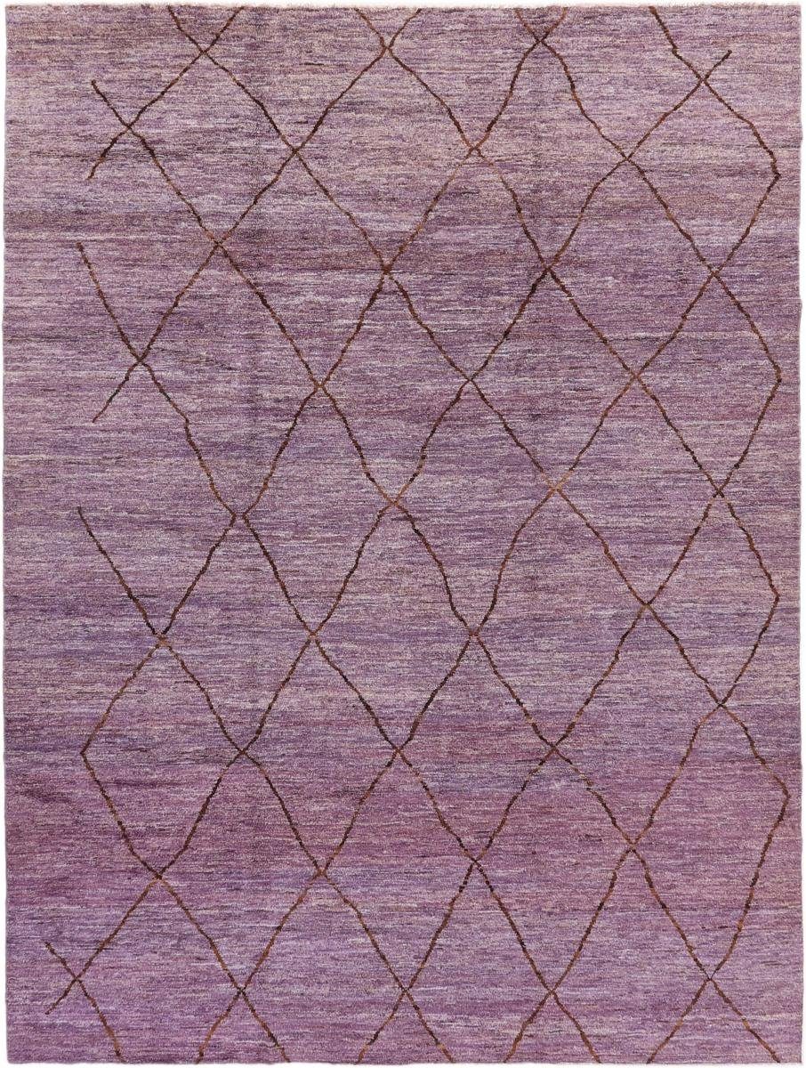 Orientteppich Berber Design 297x394 Handgeknüpfter Moderner Orientteppich, Nain Trading, rechteckig, Höhe: 20 mm