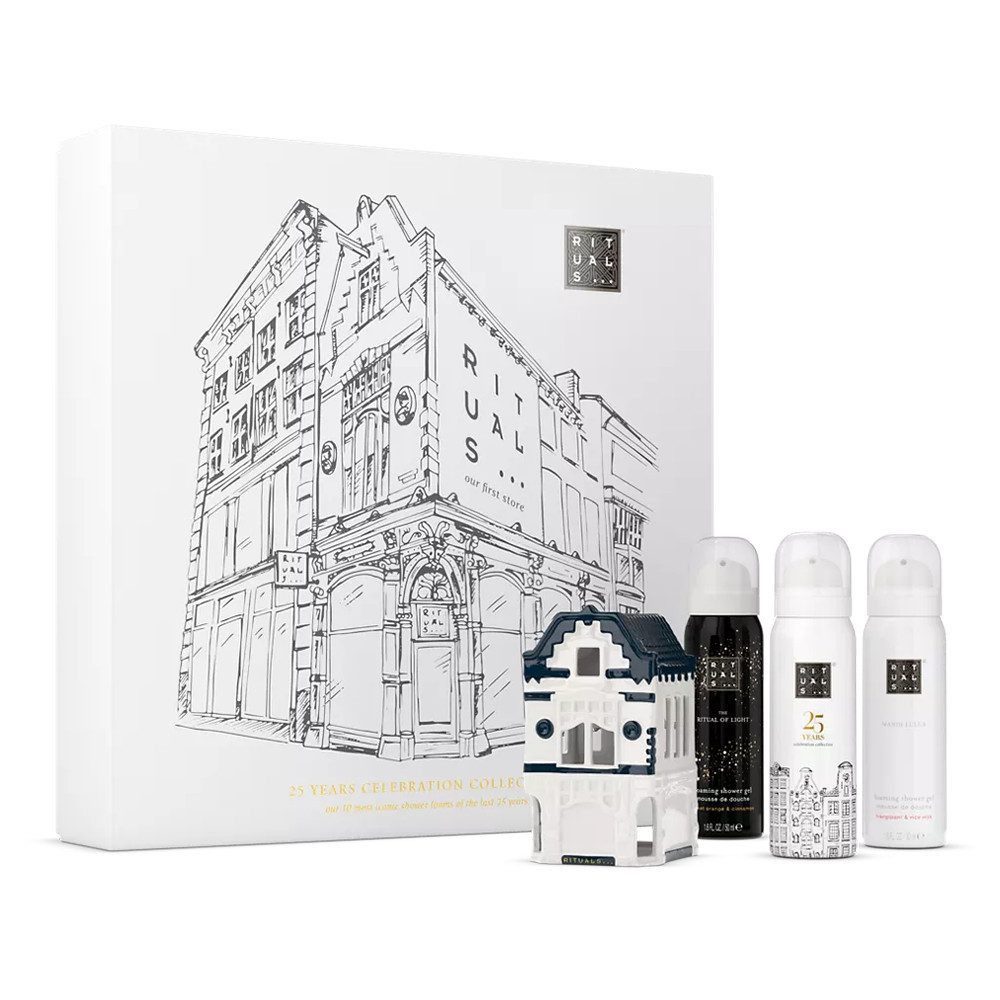 Rituals Pflege-Geschenkset 25 Years Celebration Set – 10 ikonische Duschschäume – Geschenkset XL, 10-tlg., Limitierte Jubiläumsbox mit 10 ikonischen Duschschäumen
