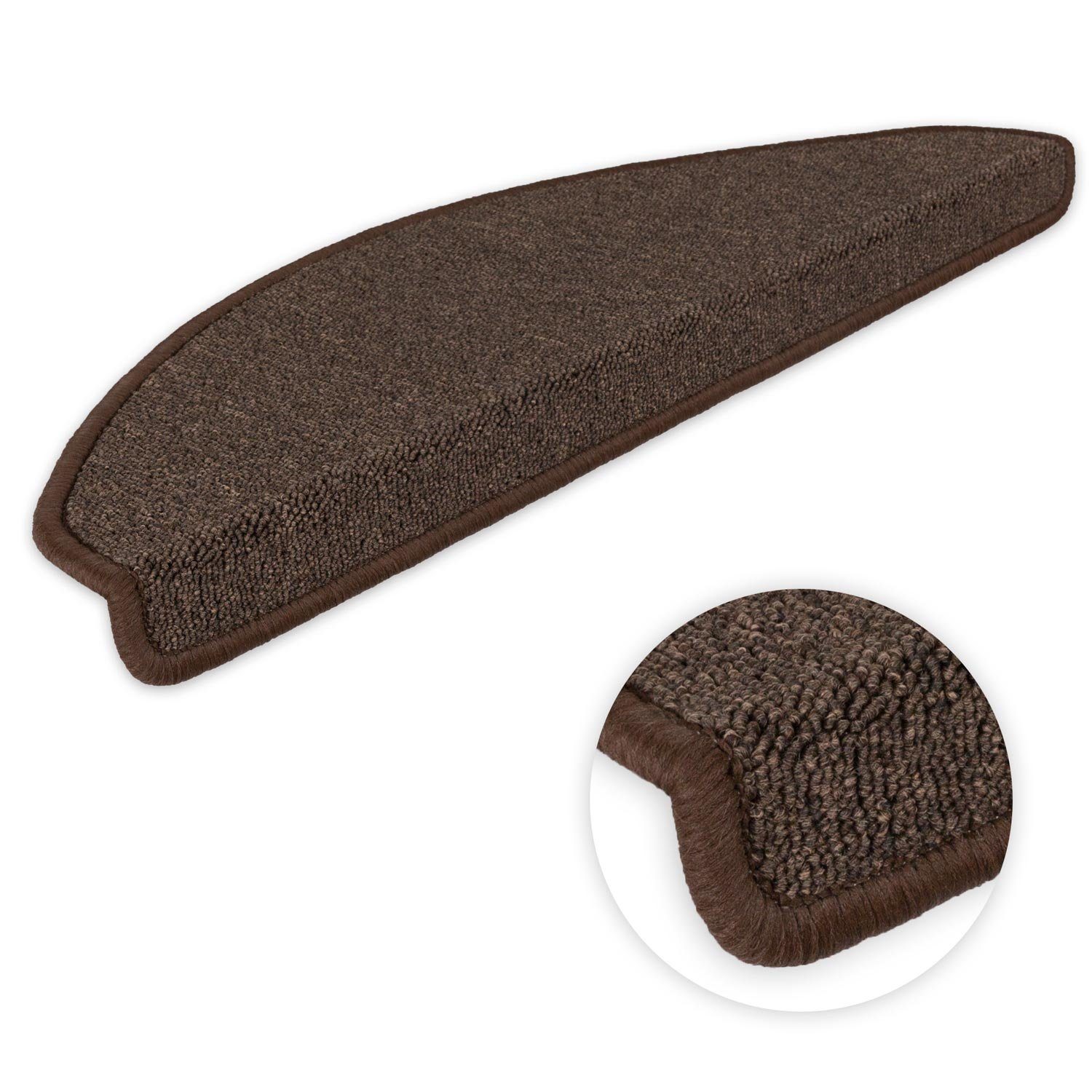 Metzker® Stufenmatte Stufenmatten Ariston im Sonderformat 64/20cm Halbrund, halbrund, Höhe: 5 mm, 15 Stück im Set