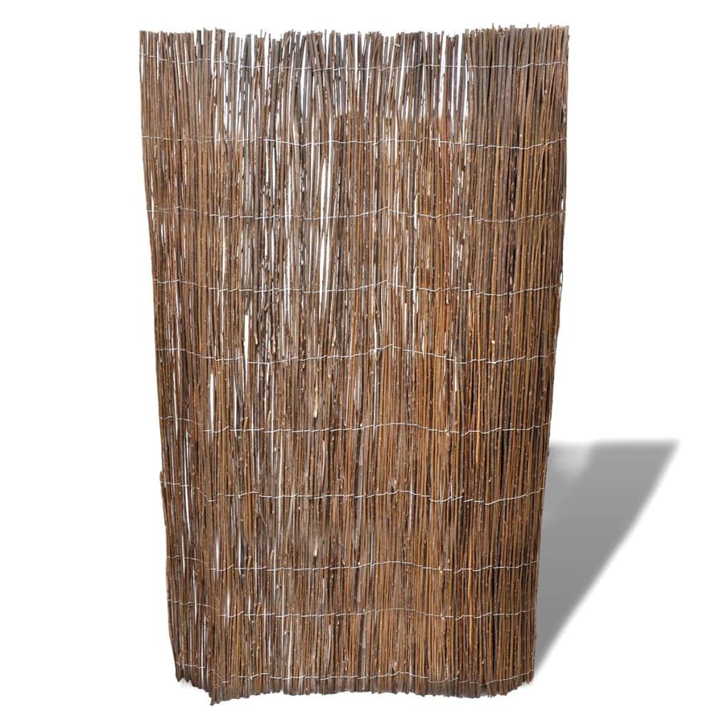 vidaXL Gartenzaun Weidenzaun 300x100 cm, (1-St)
