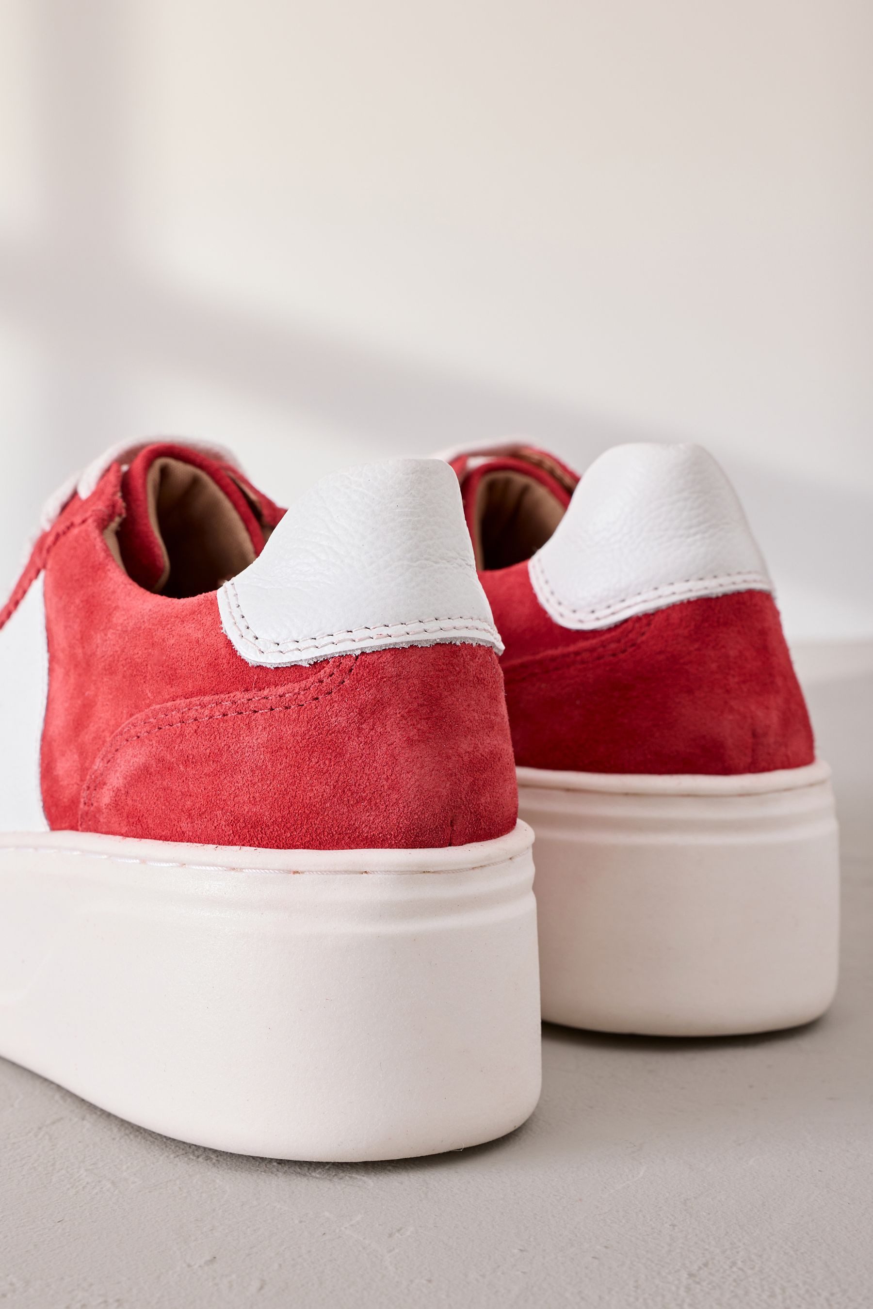 Next Signature Schnürsneaker, Keilabsatz, Premium-Leder Sneaker (1-tlg) günstig online kaufen