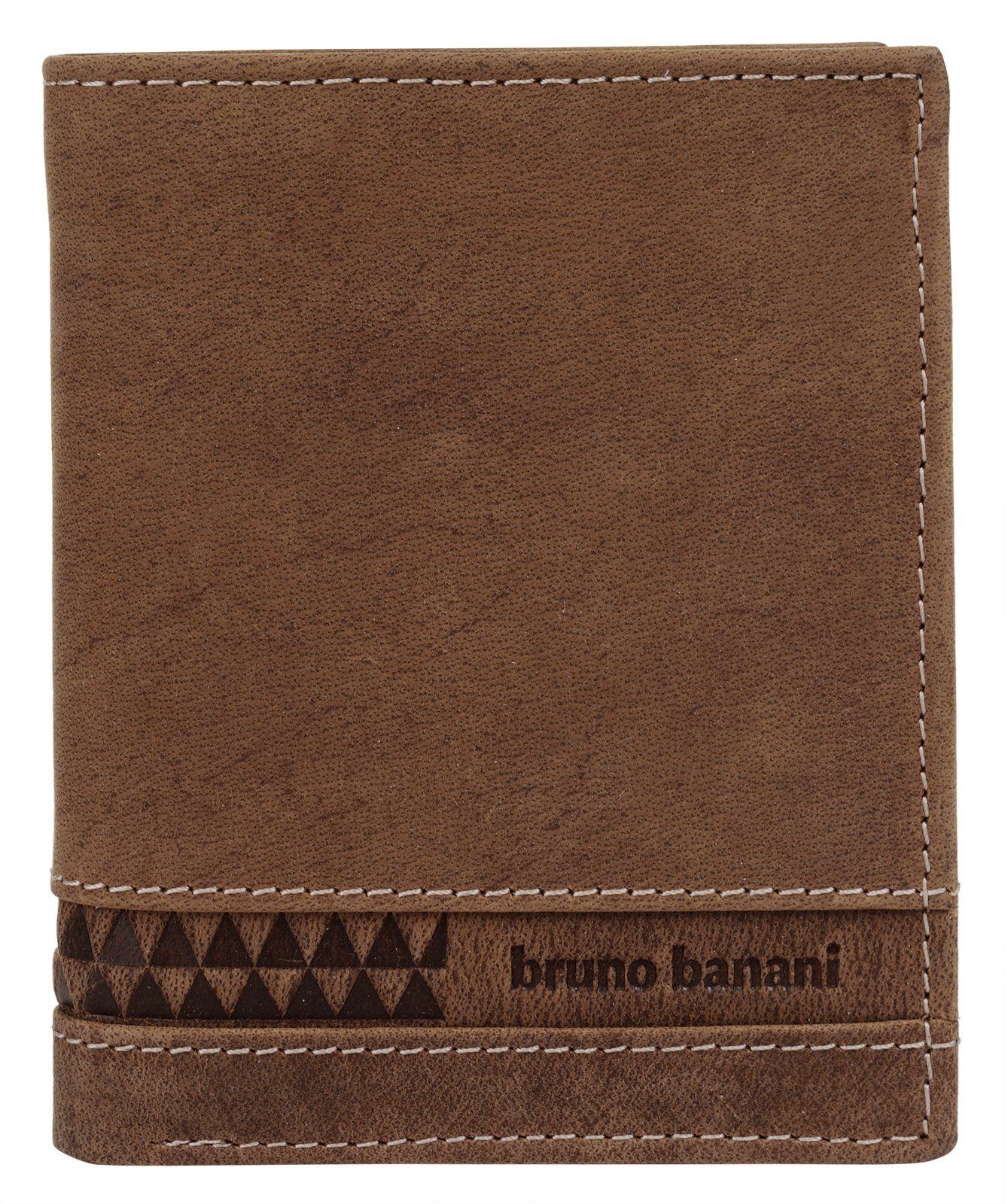 Bruno Banani Geldbörse BRUNO BANANI Herren, Damen Geldbörse echt Leder, echt Leder
